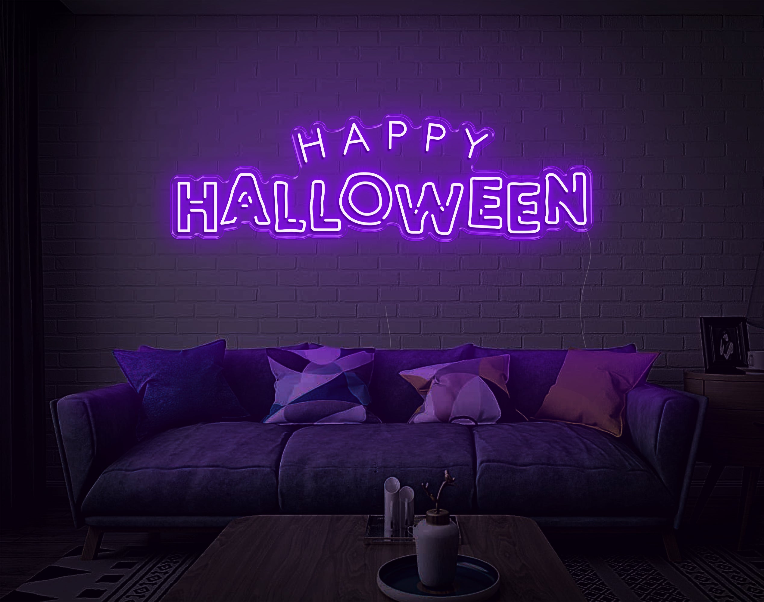 Happy Halloween V2 LED Neon Sign