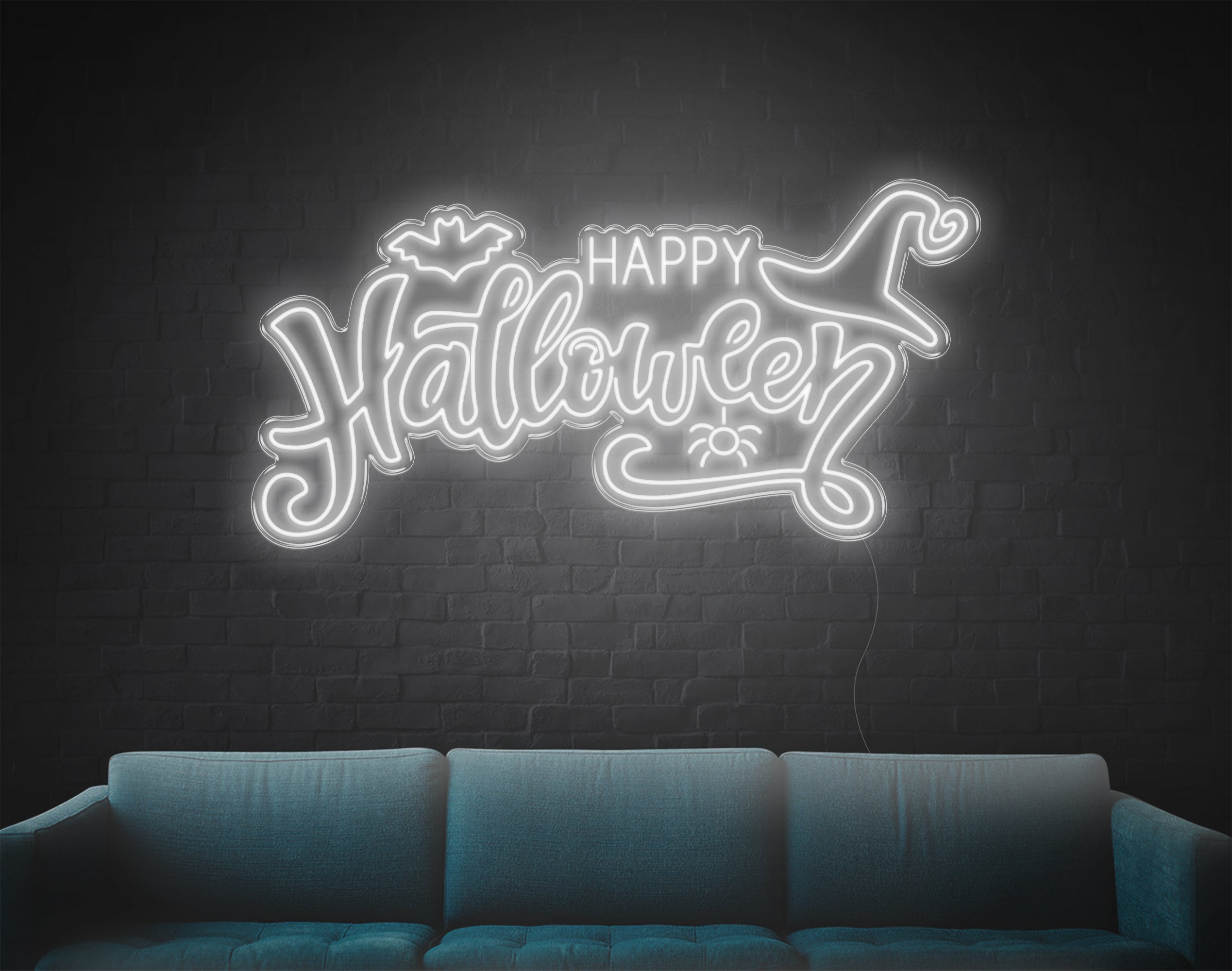 Happy Halloween LED Neon Sign