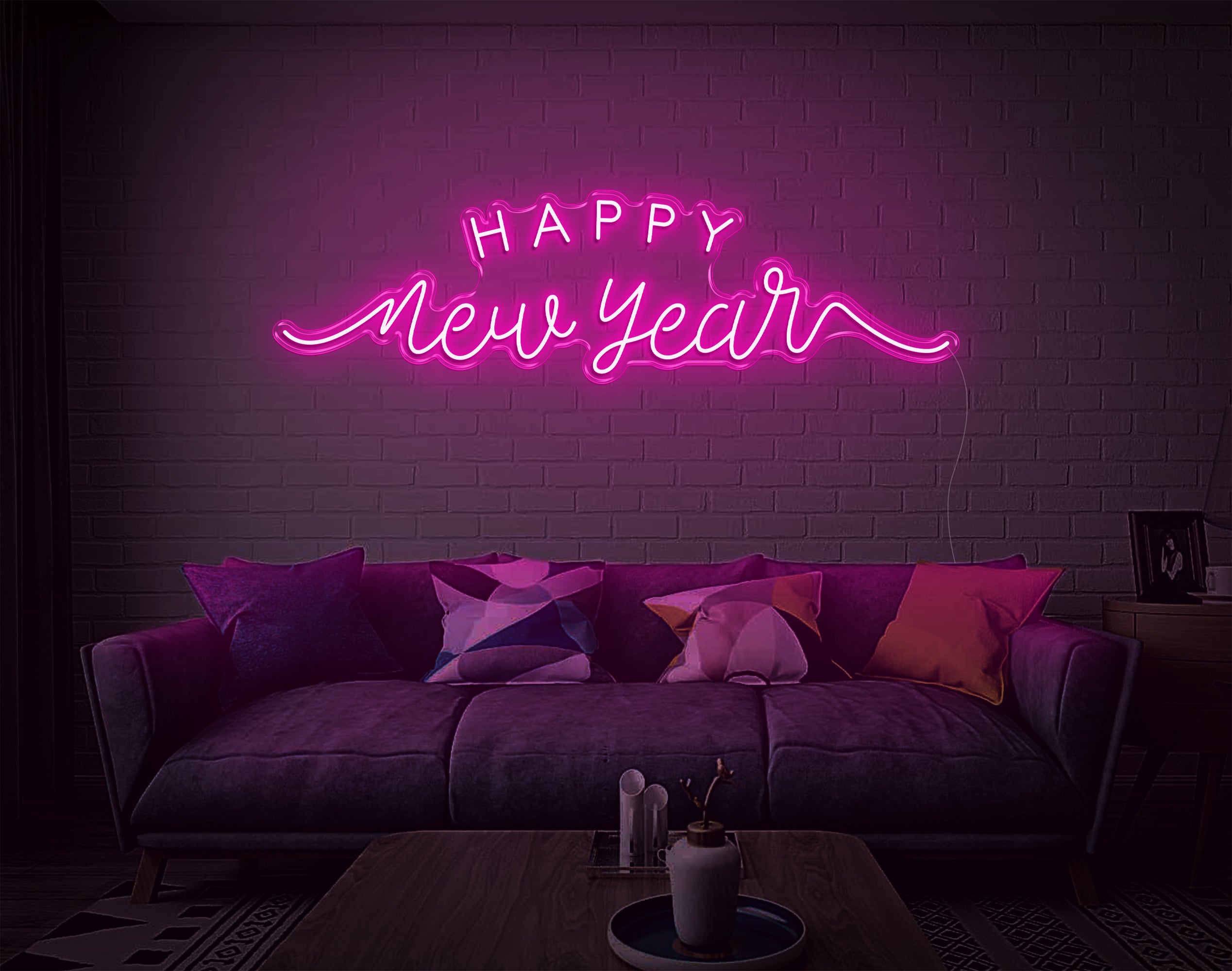 Happy New Year LED Neon Sign