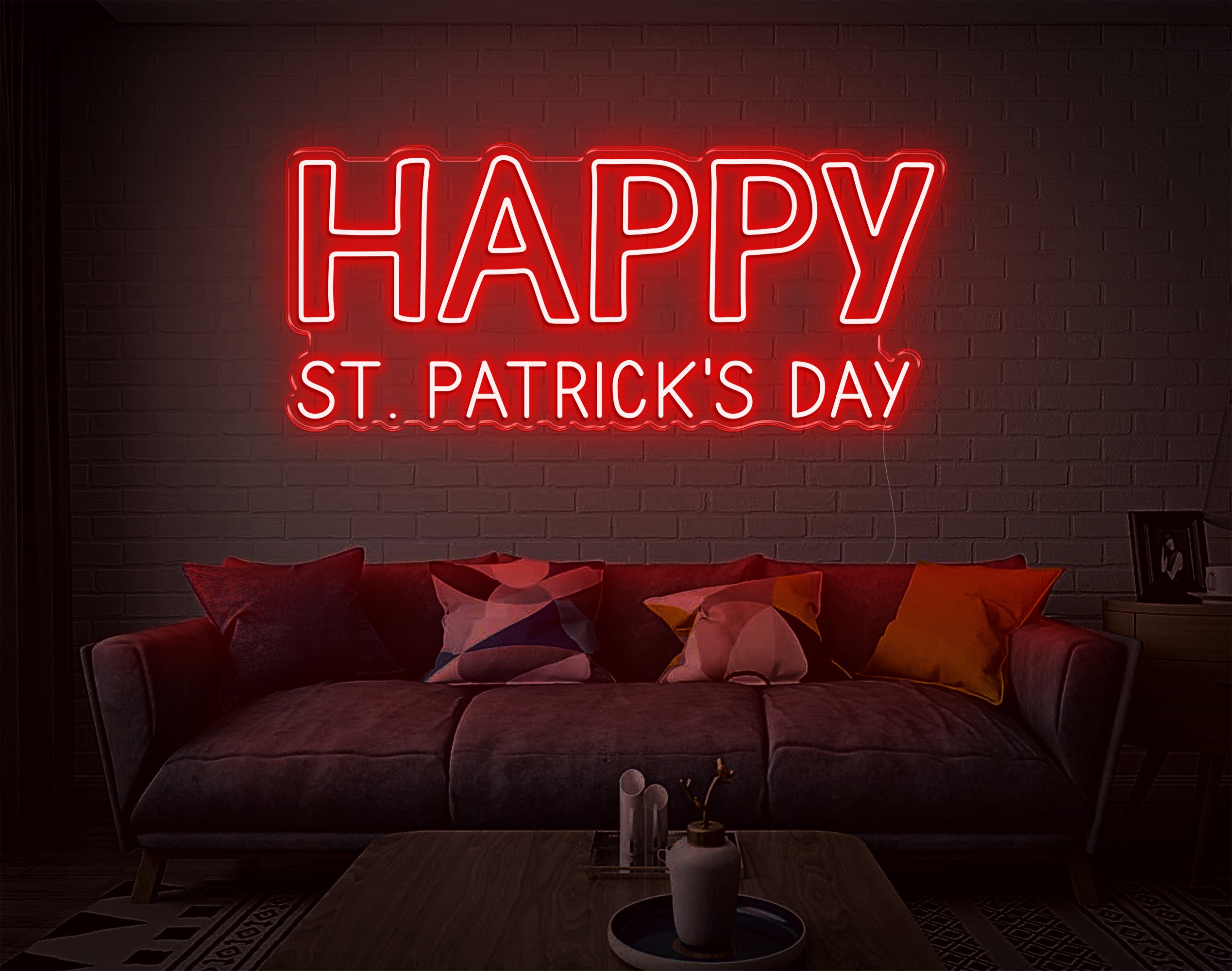 Happy St.Patricks Day LED Neon Sign