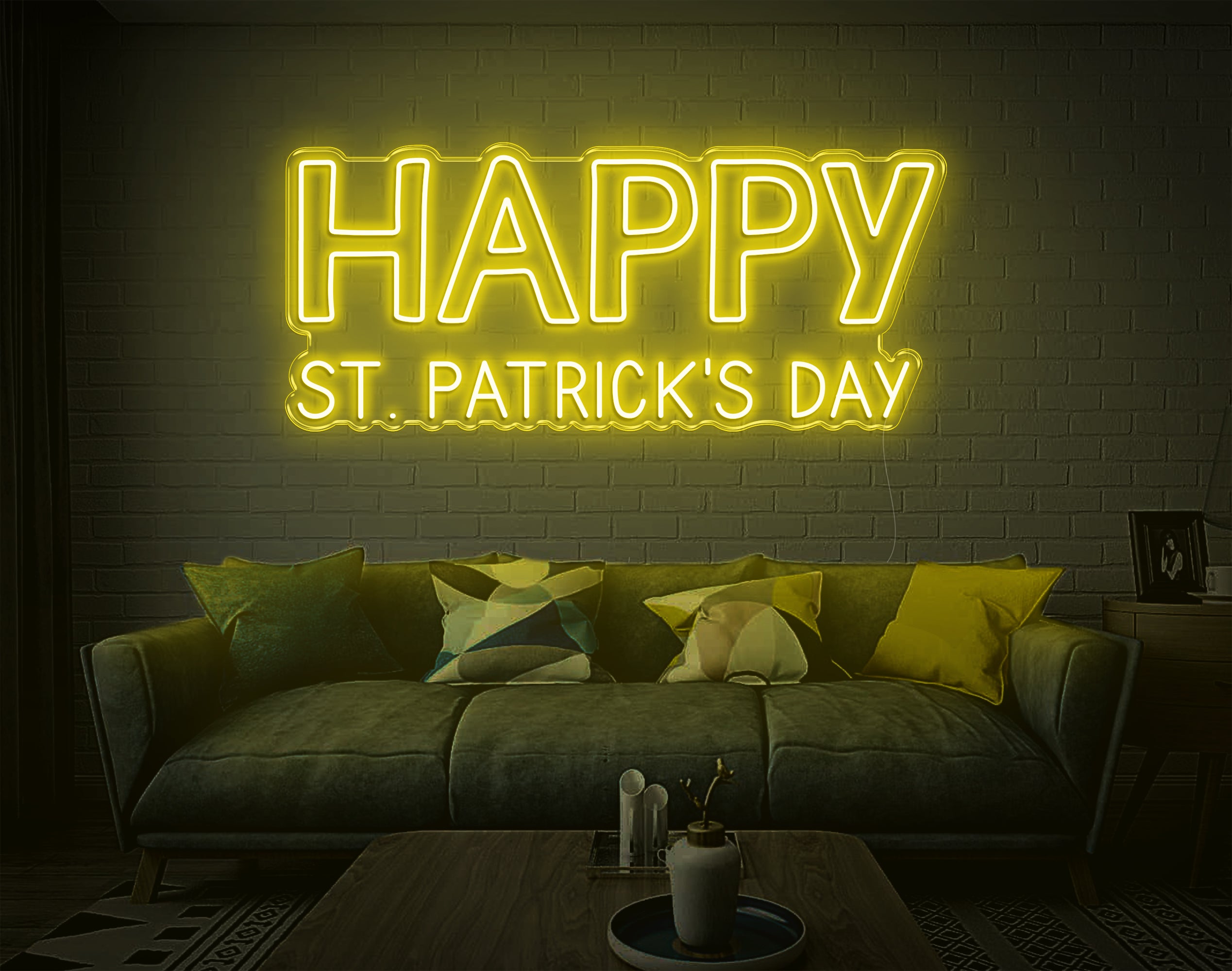 Happy St.Patricks Day LED Neon Sign