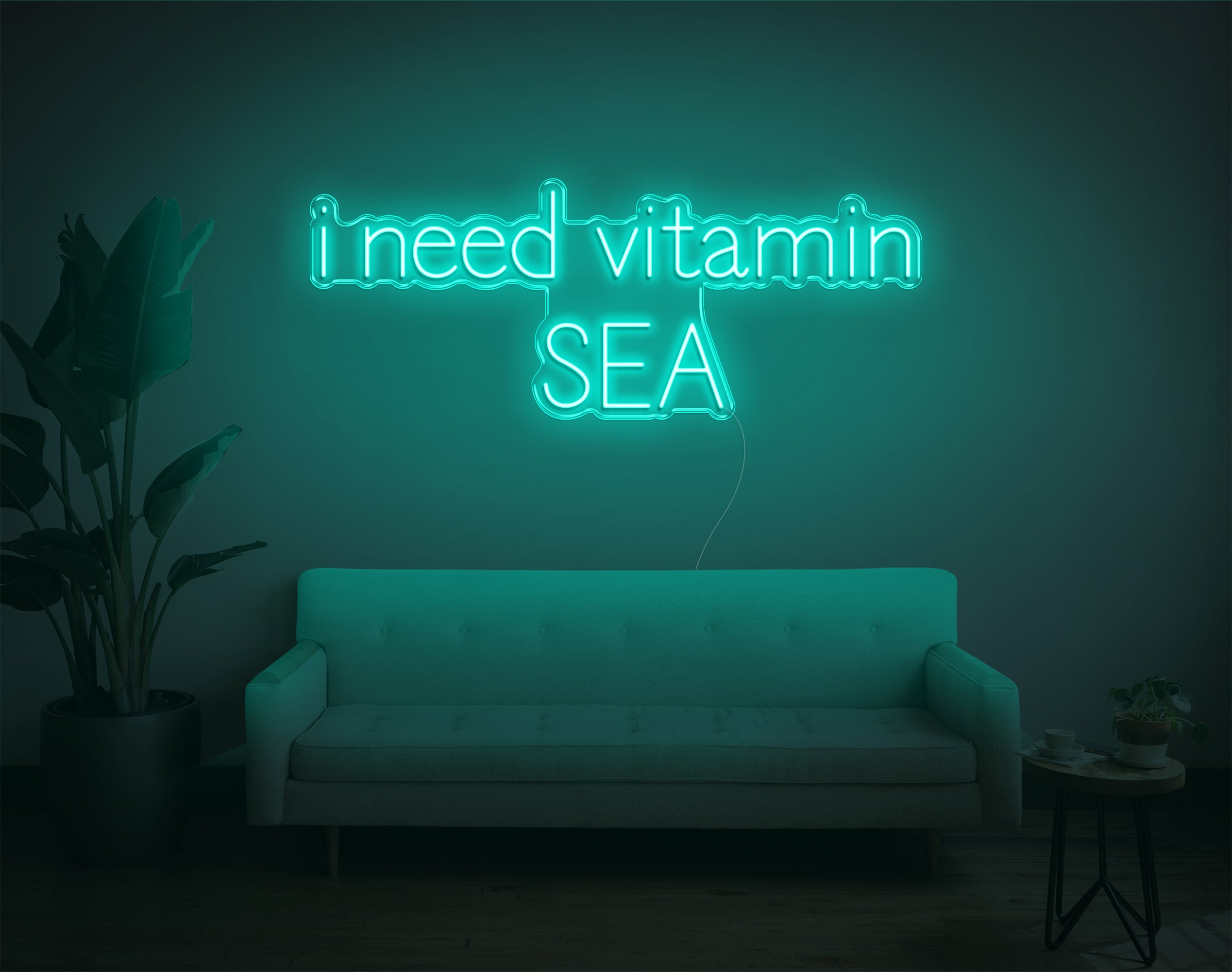 I Need Vitamin Sea LED Neon Sign