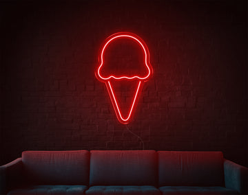 Ice cream 2024 neon light