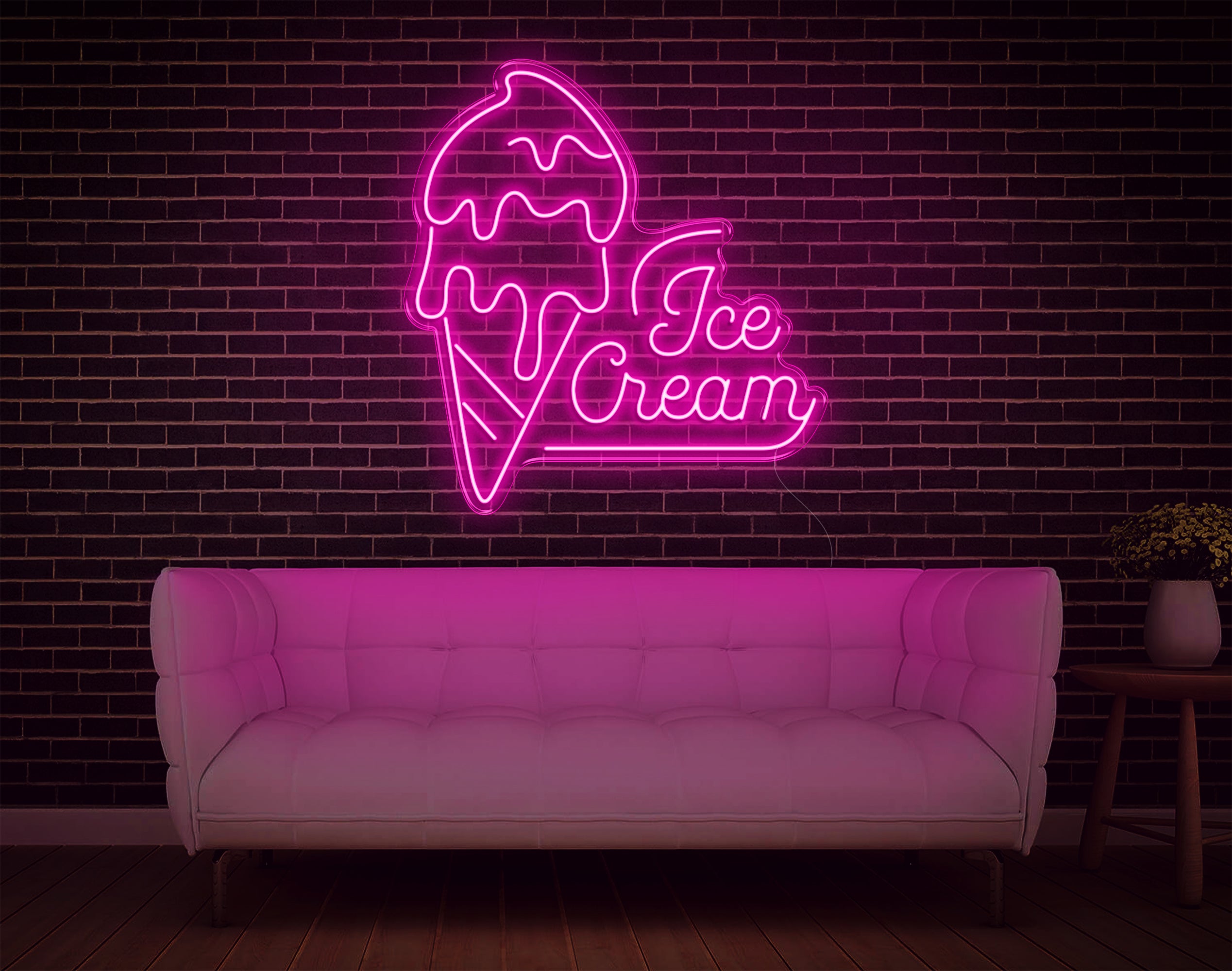 Ice Cream V4 LED Neon Sign