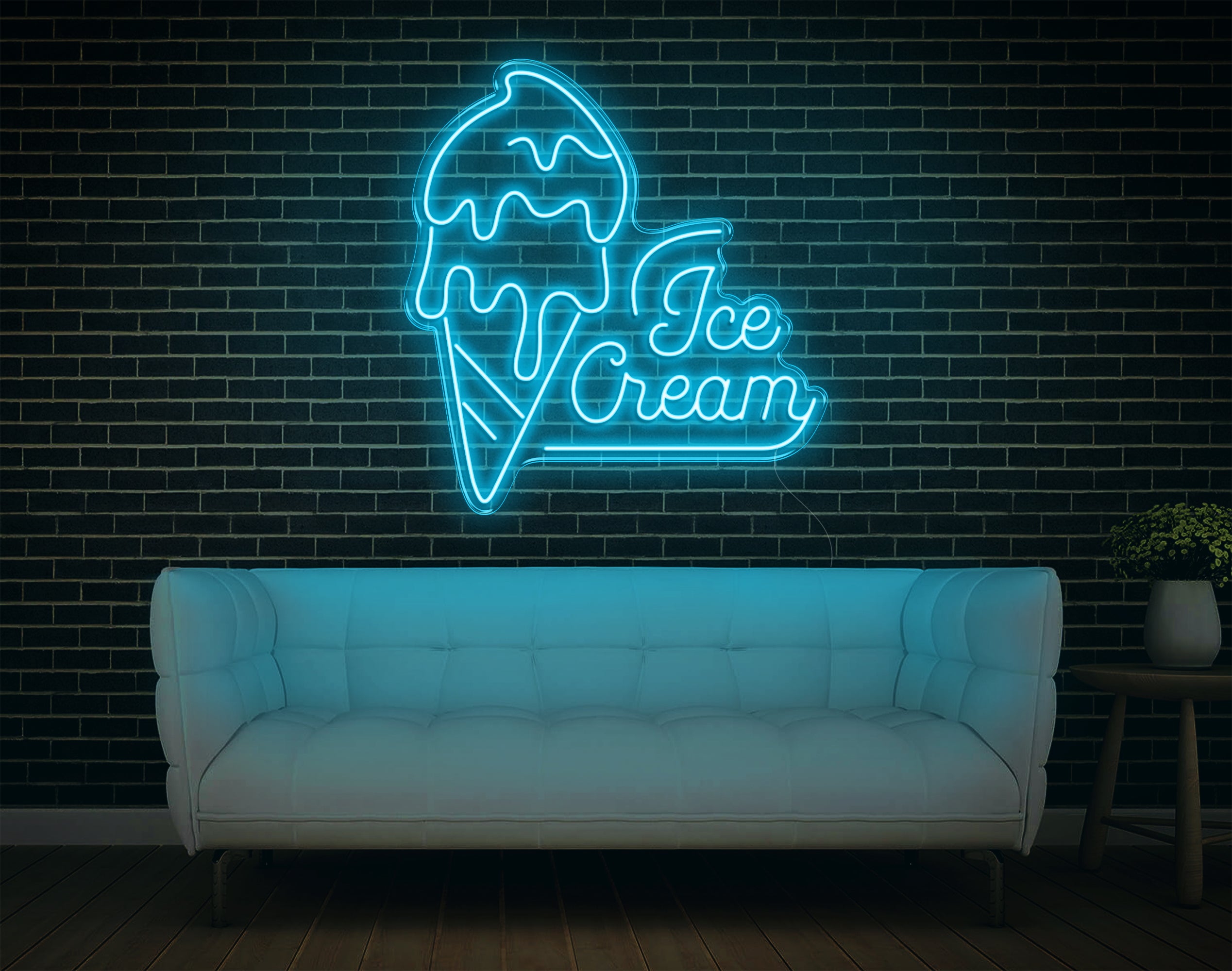 Ice Cream V4 LED Neon Sign