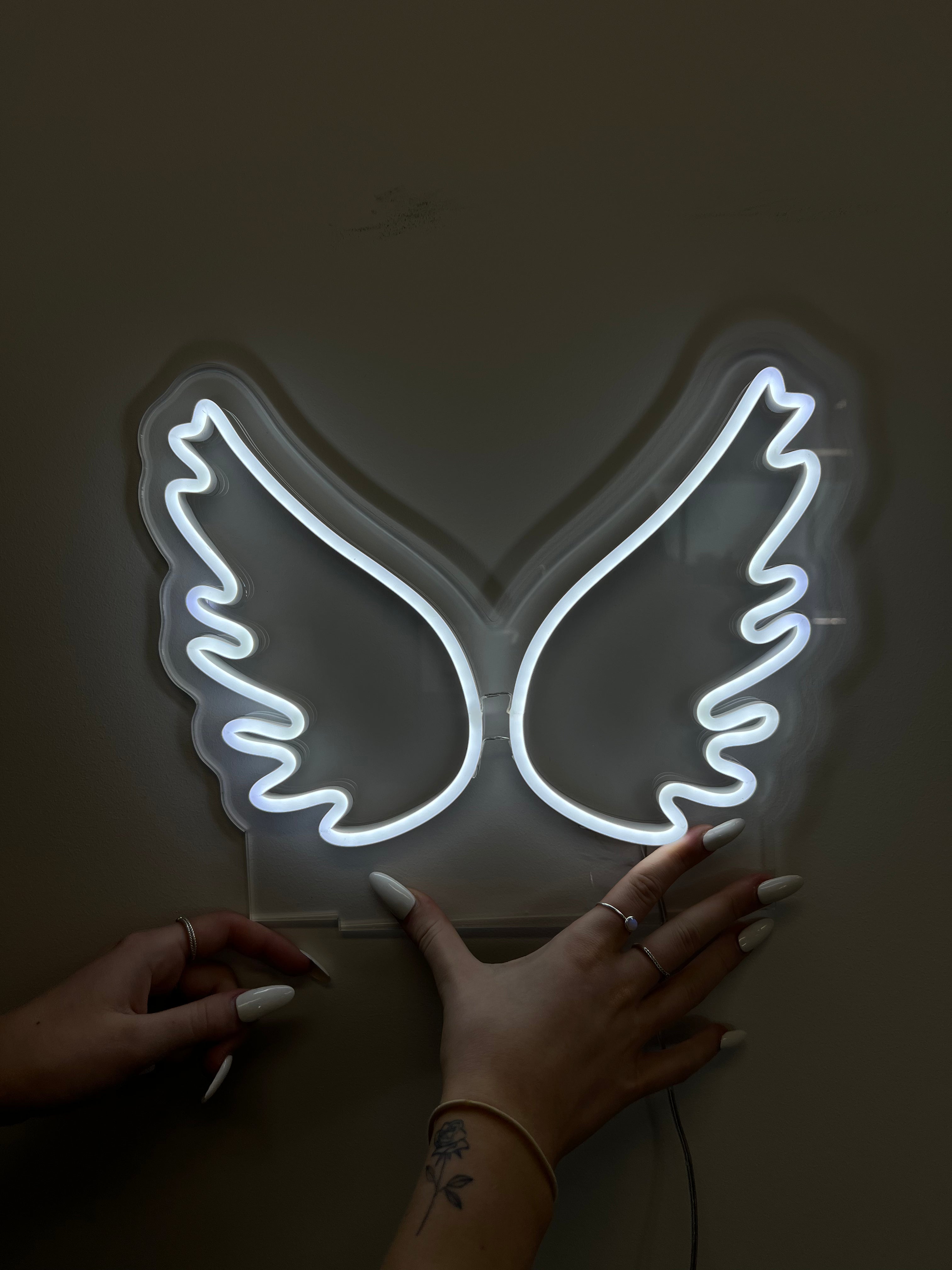 Angel Wings Mini LED Neon Sign