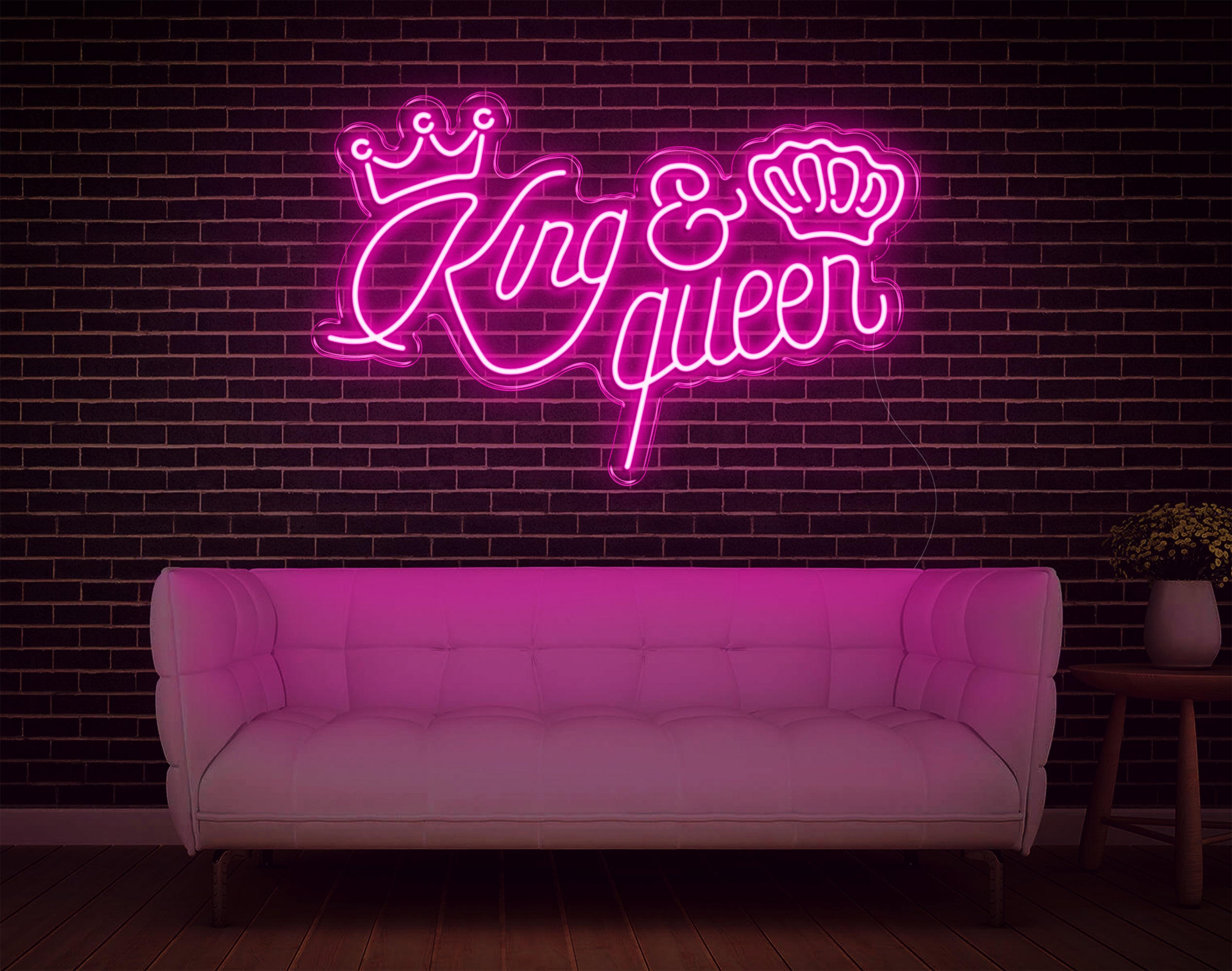 King & Queen LED Neon Sign