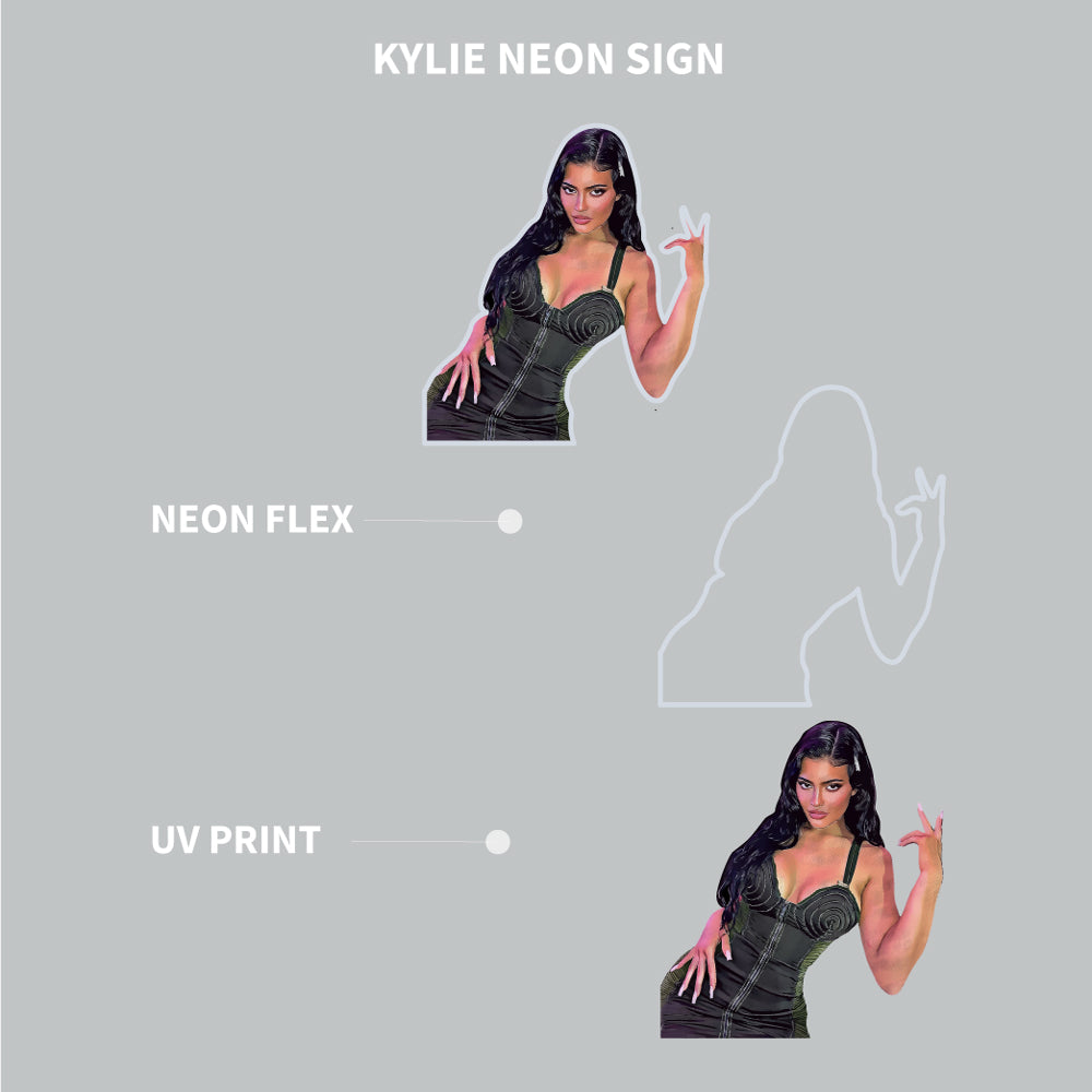 Kylie Jenner Neon Art