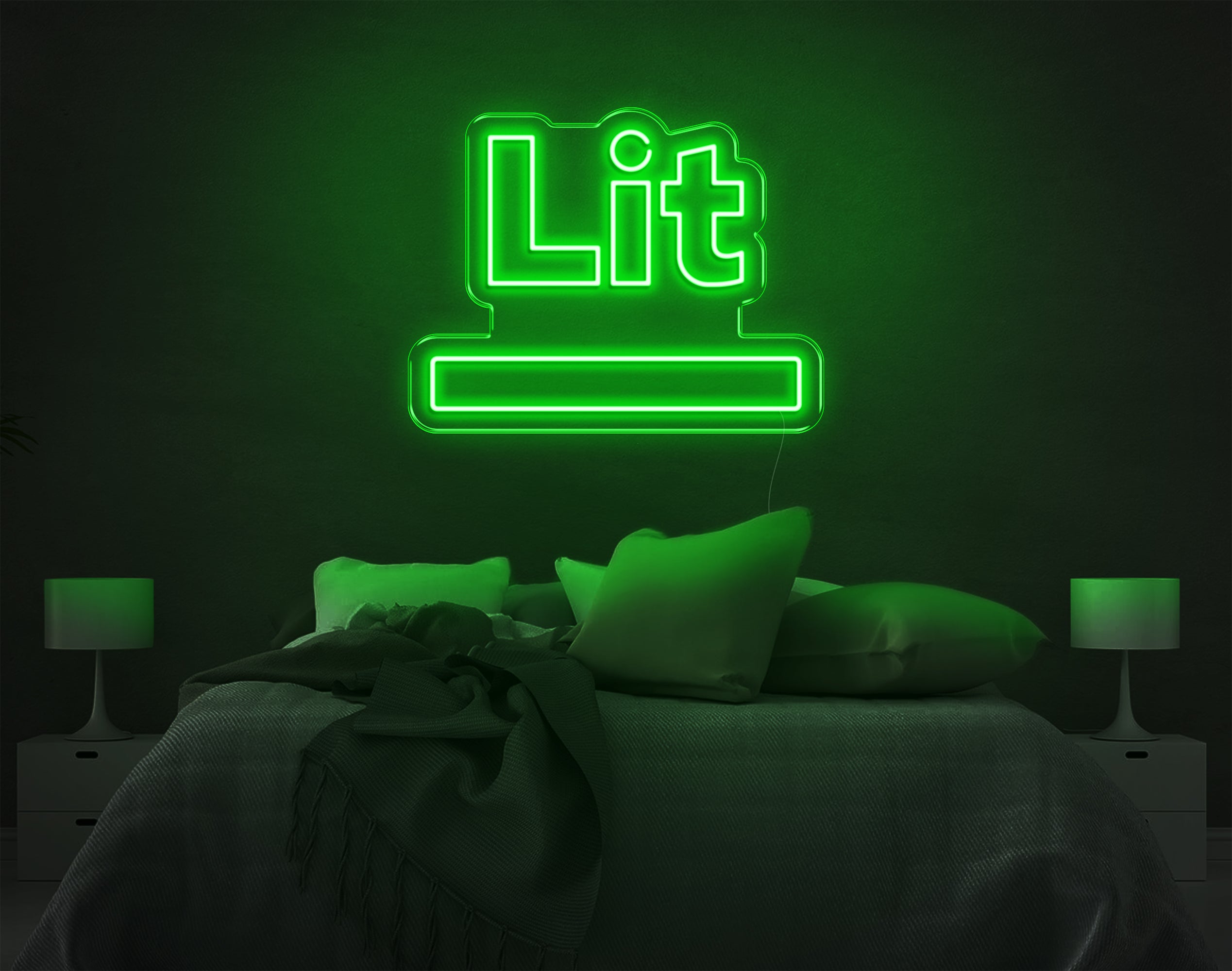 Lit LED Neon Sign