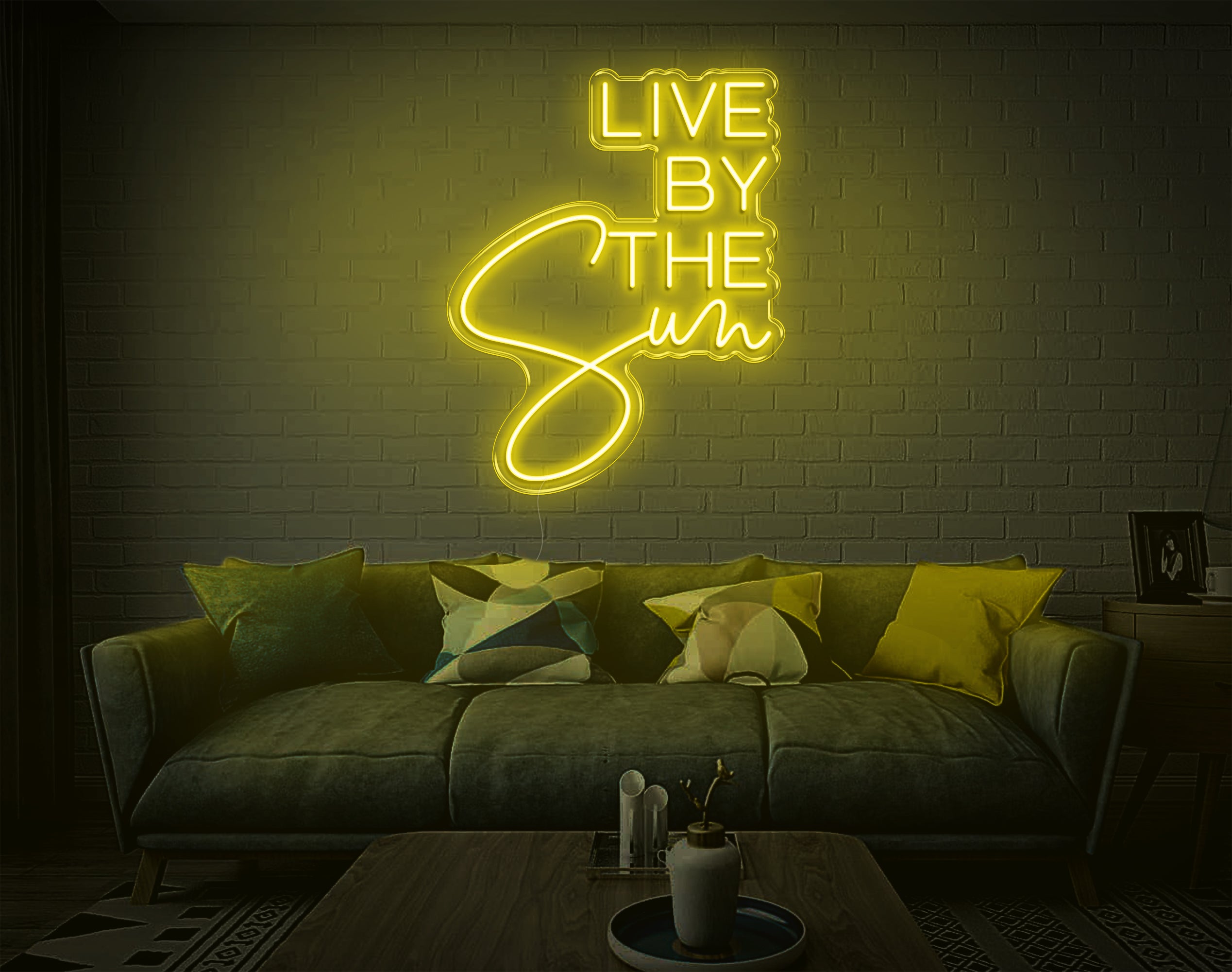 Live By The Sun LED Neon Sign