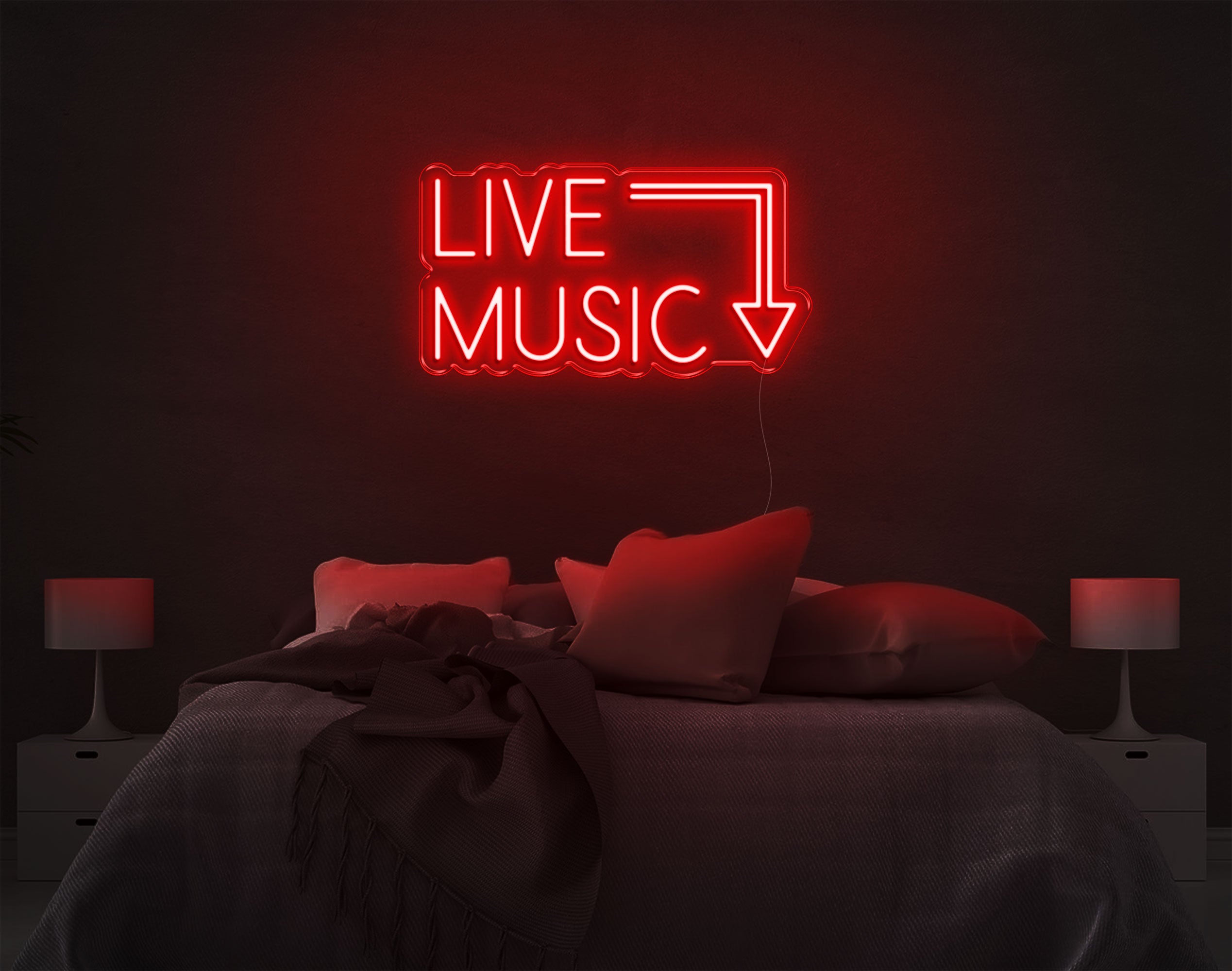 Néon Led Flex 'LIVE MUSIC