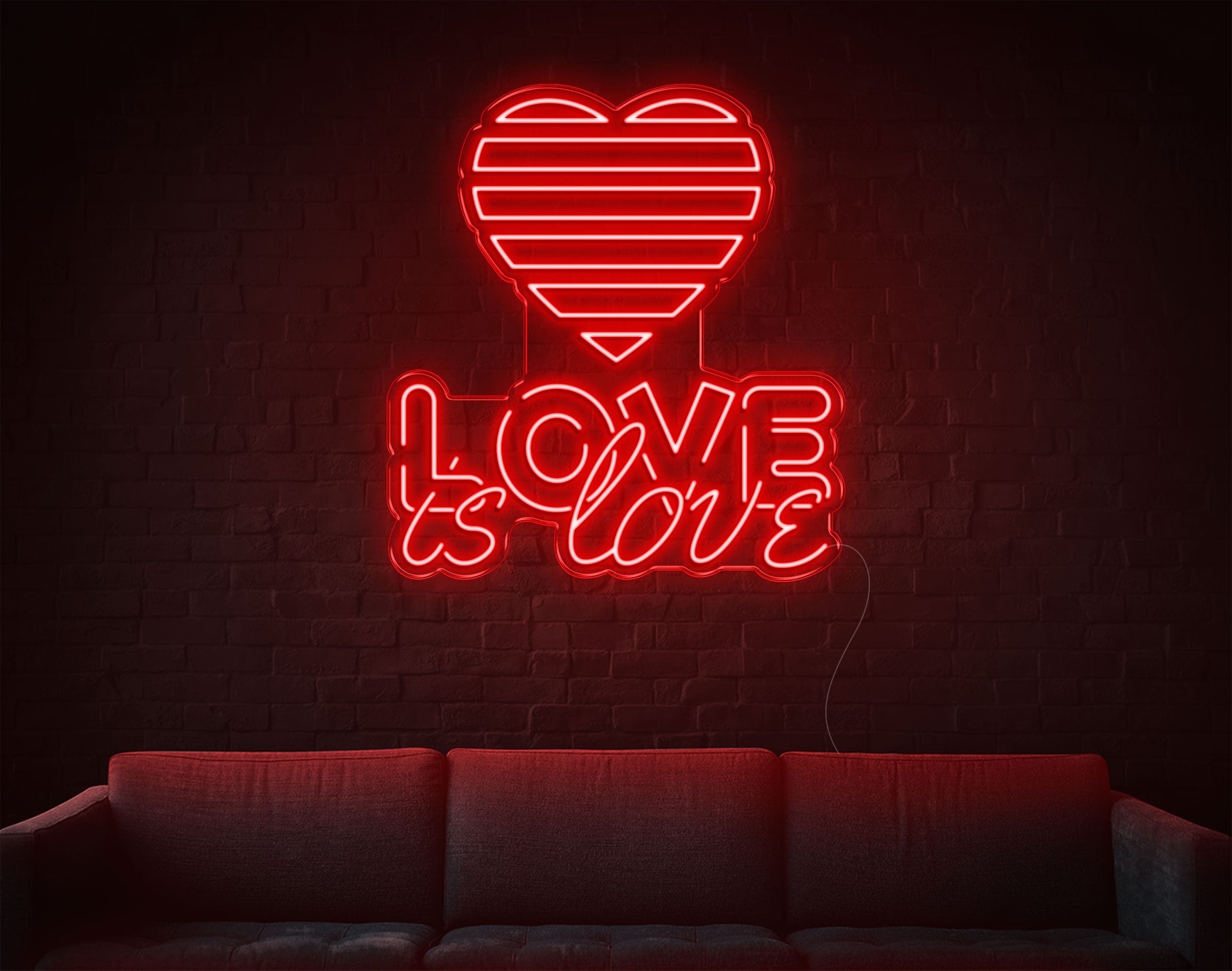 Love Is Love LED Neon Sign