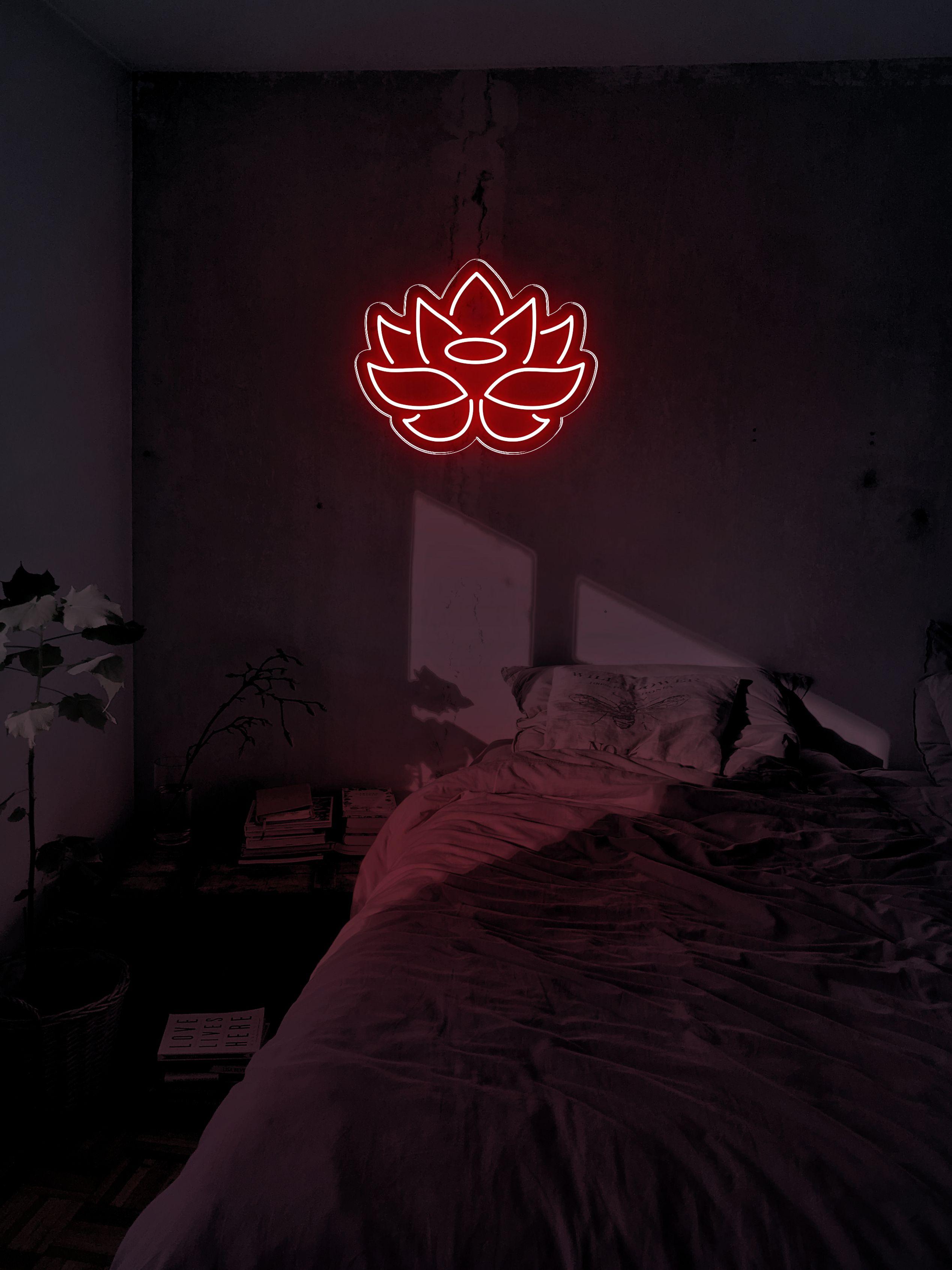 Lotus Flower LED neon sign