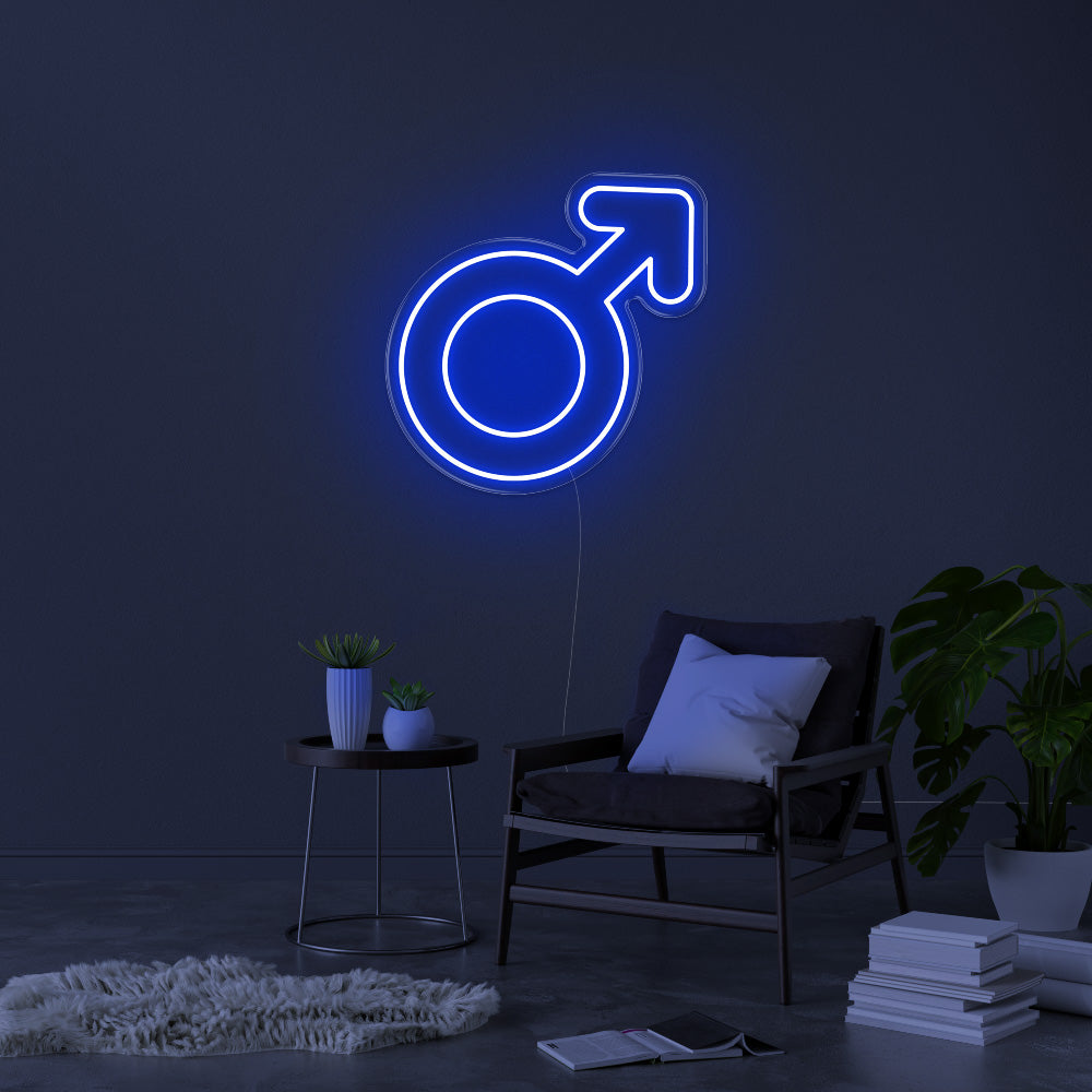 Male LED Neon Sign