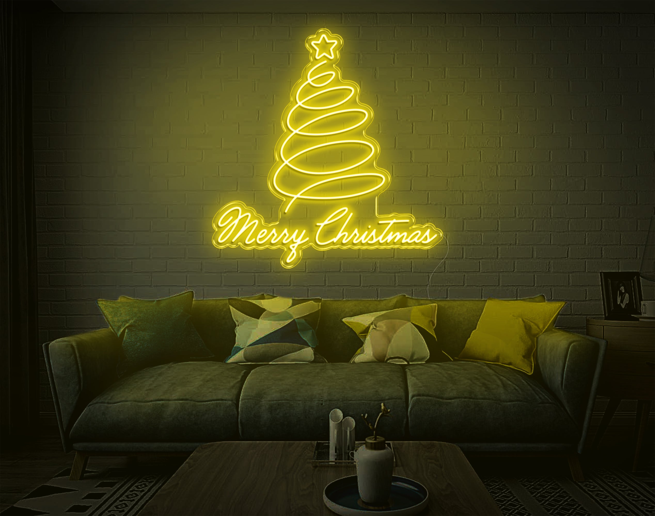 Merry Christmas V4 LED Neon Sign