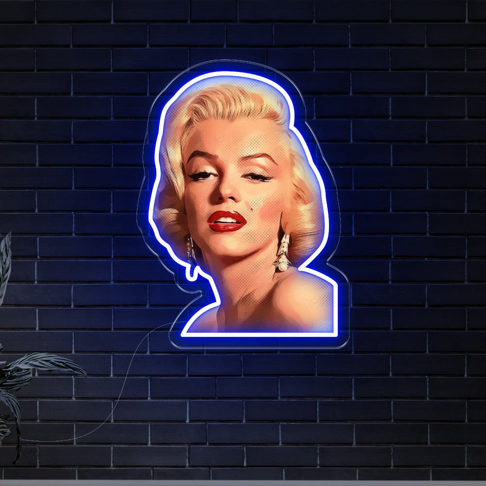 Marilyn Monroe Neon Art