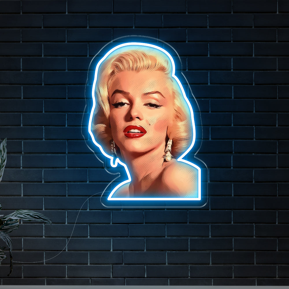 Marilyn Monroe Neon Art