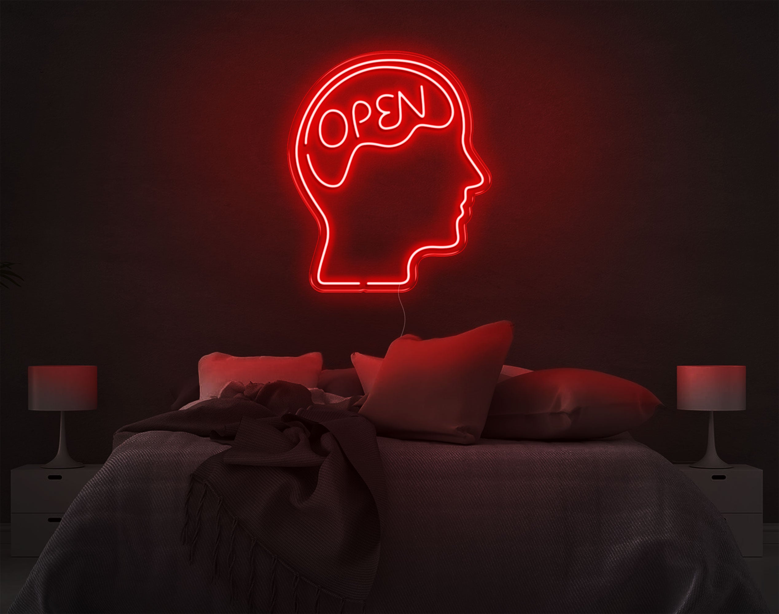 Open Head LED Neon Sign