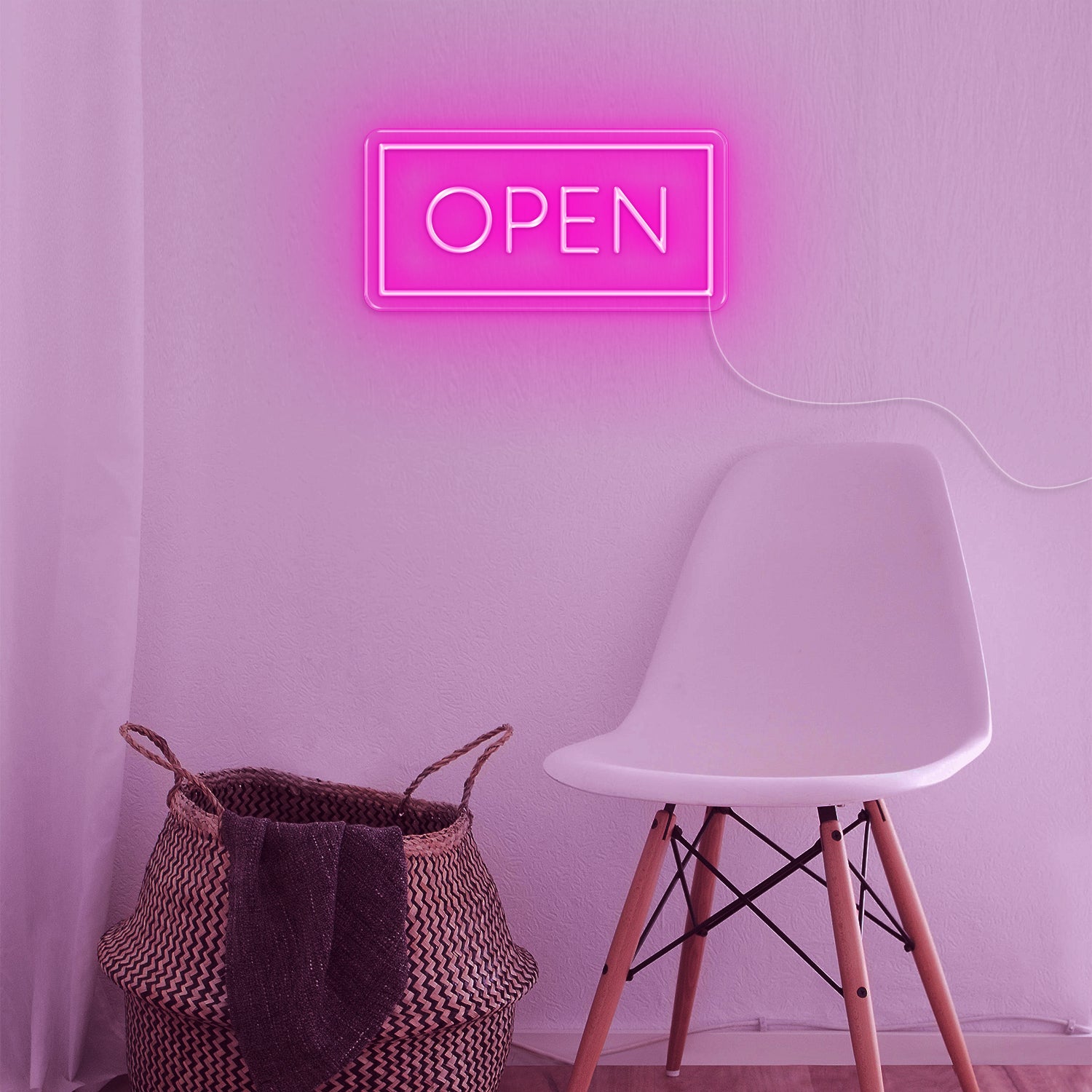 Open Neon Sign