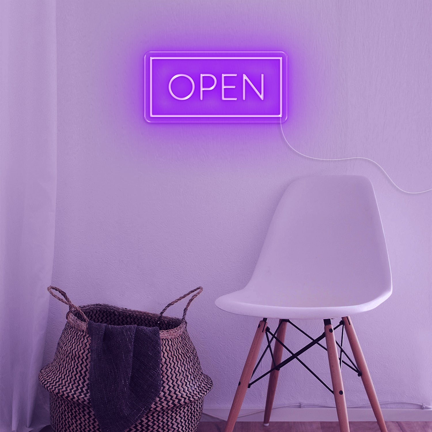 Open Neon Sign