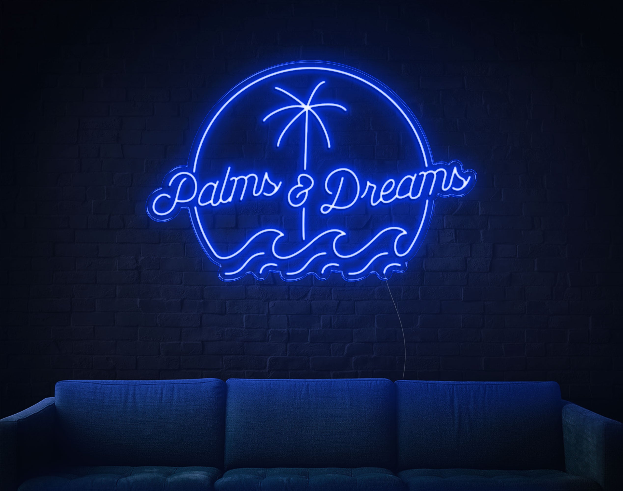 Palms And Dreams LED Neon Sign