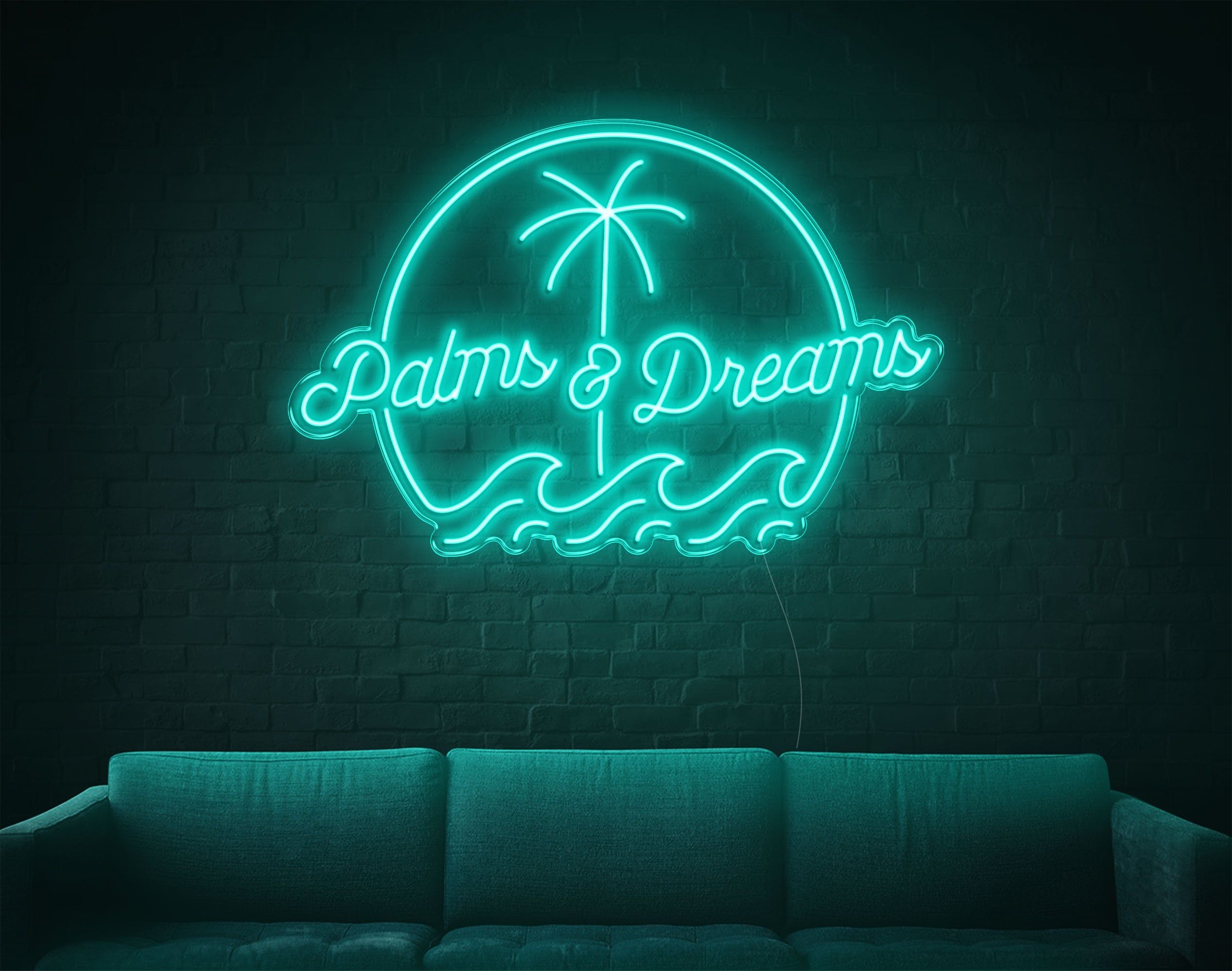 Palms And Dreams LED Neon Sign