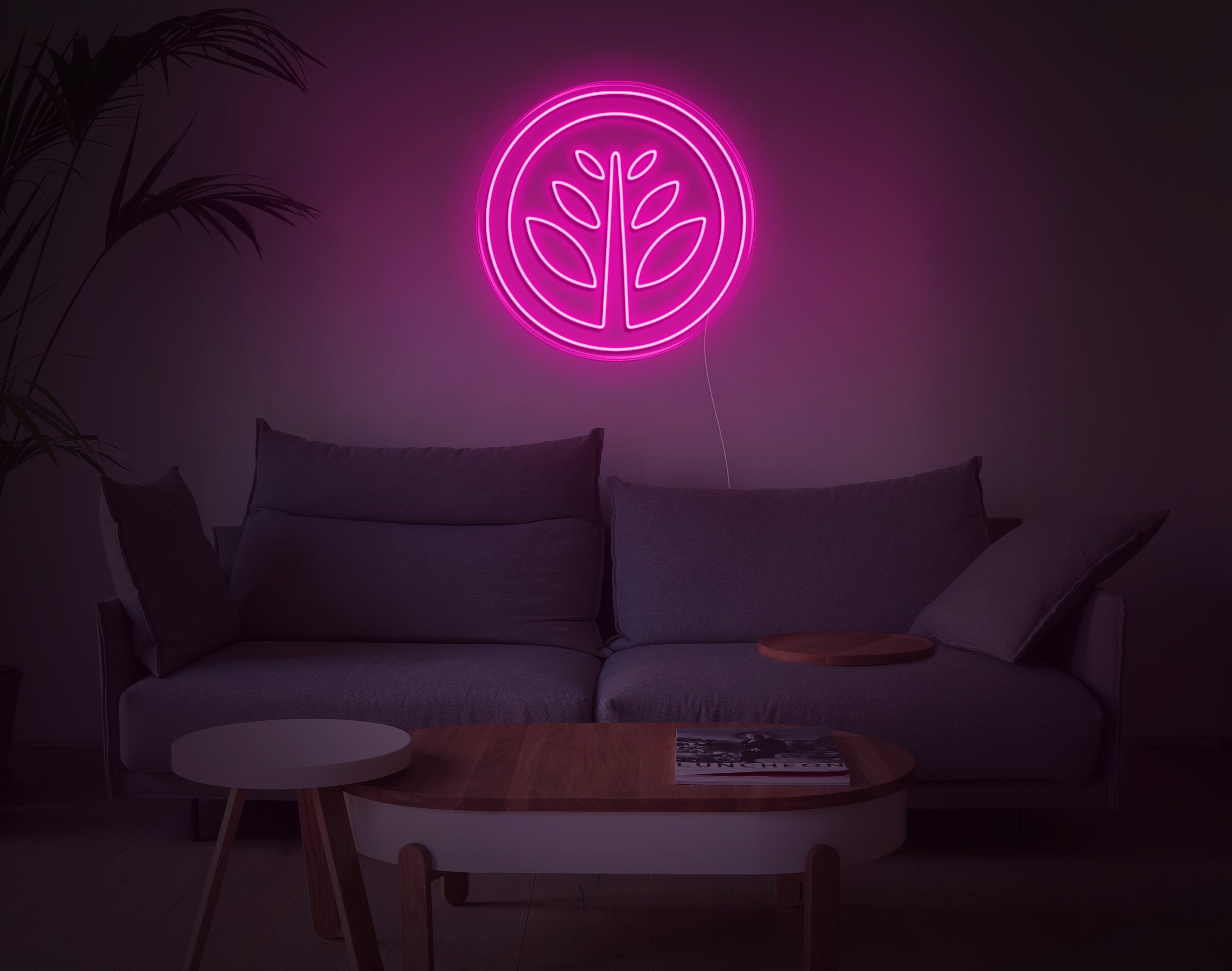 Plant LED Neon Sign