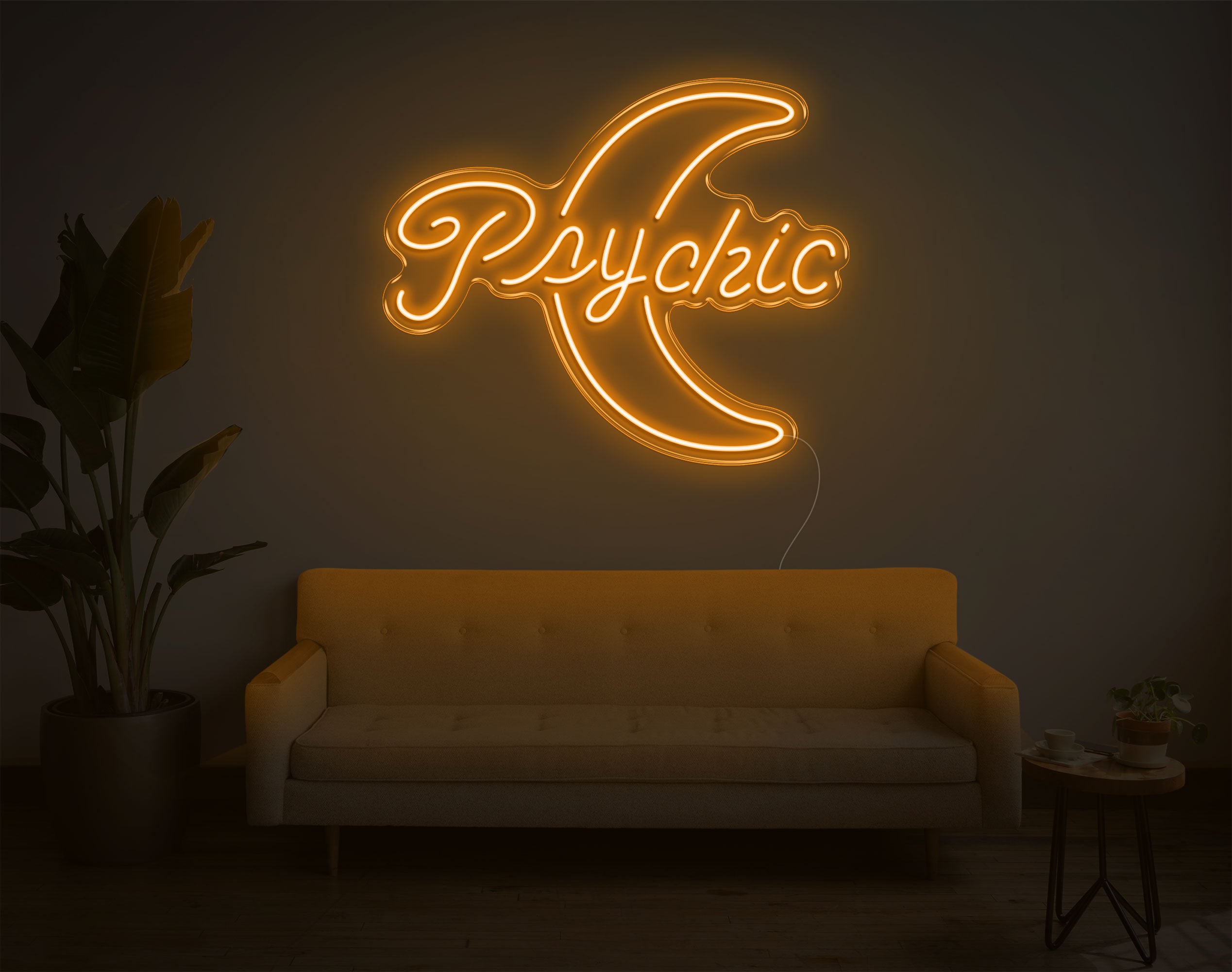 Psychic Moon LED Neon Sign