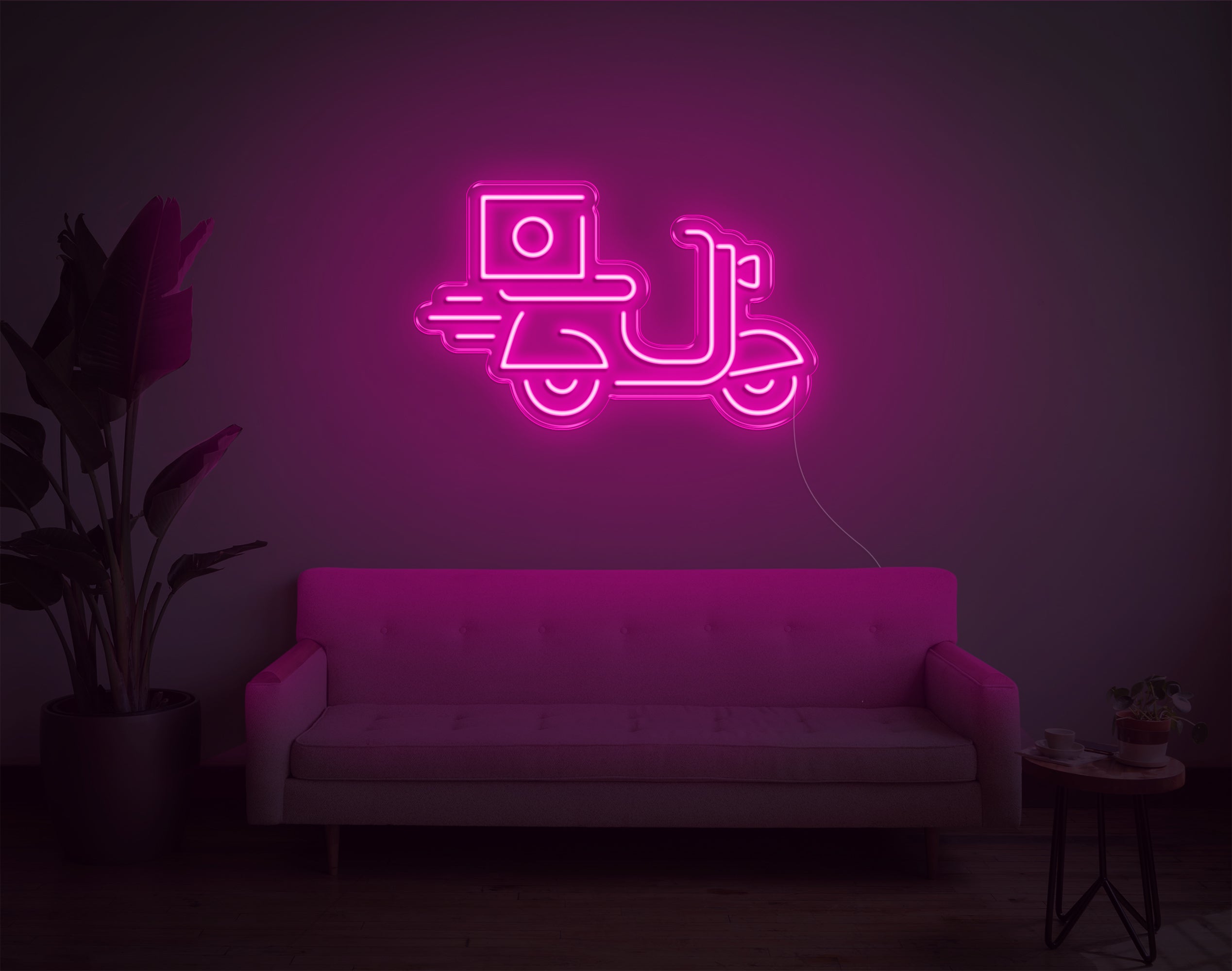 Scooter LED Neon Sign