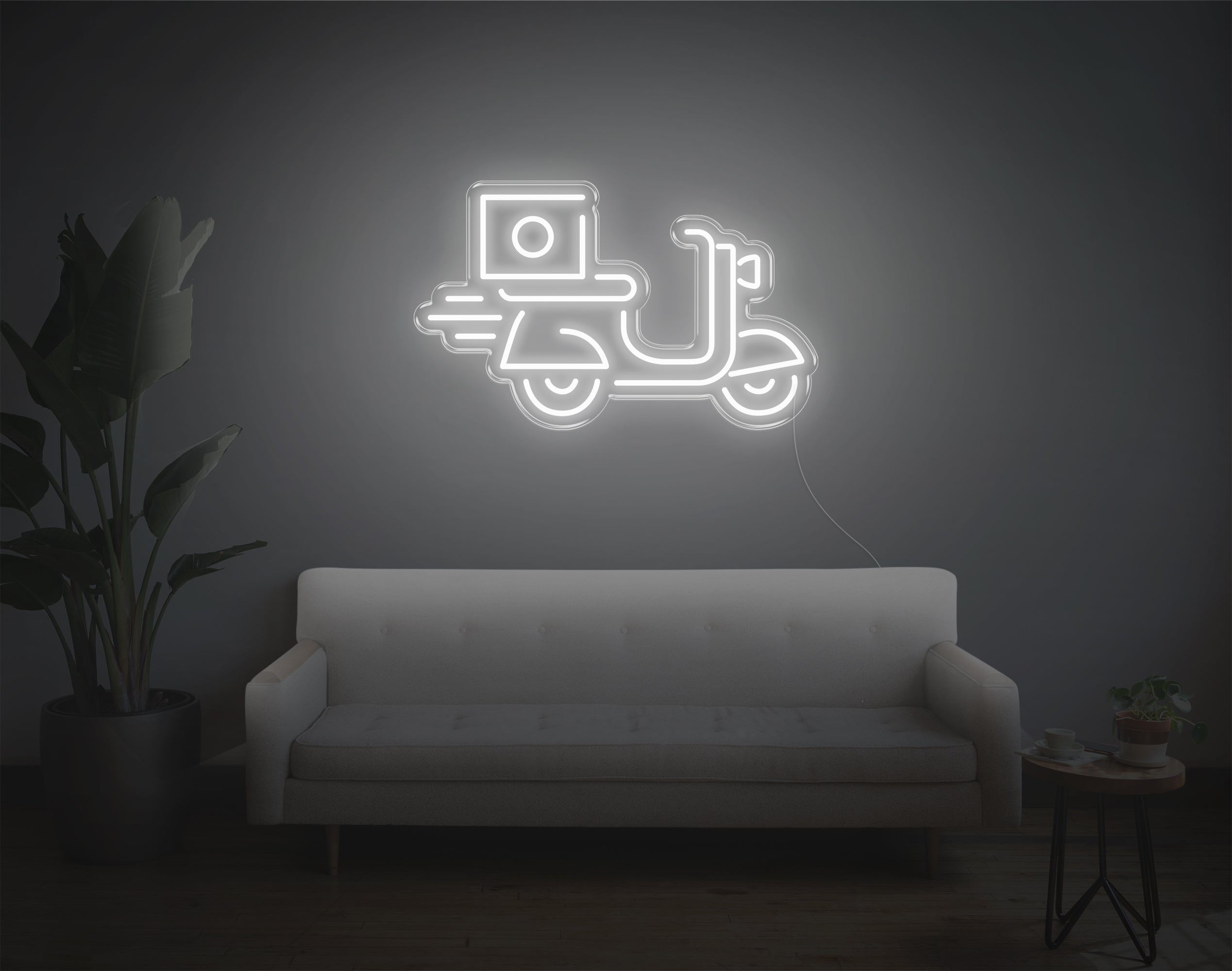 Scooter LED Neon Sign