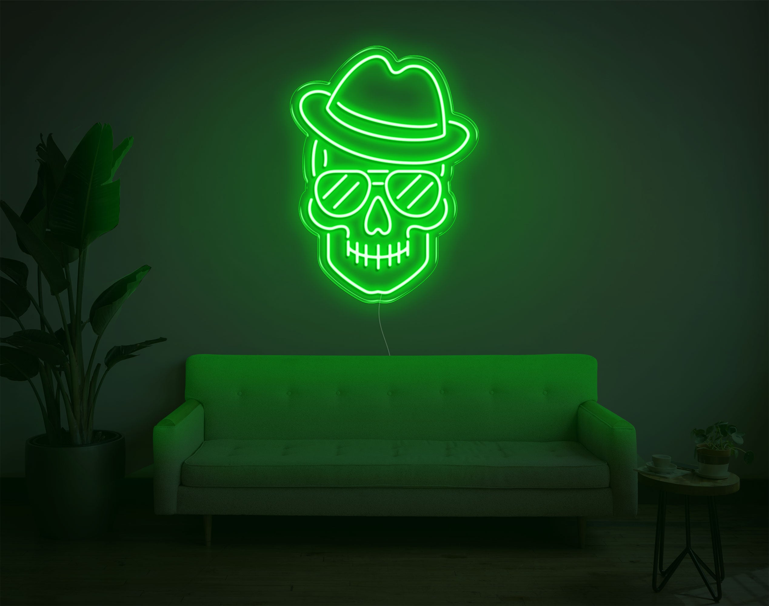 Skull LED Neon Sign