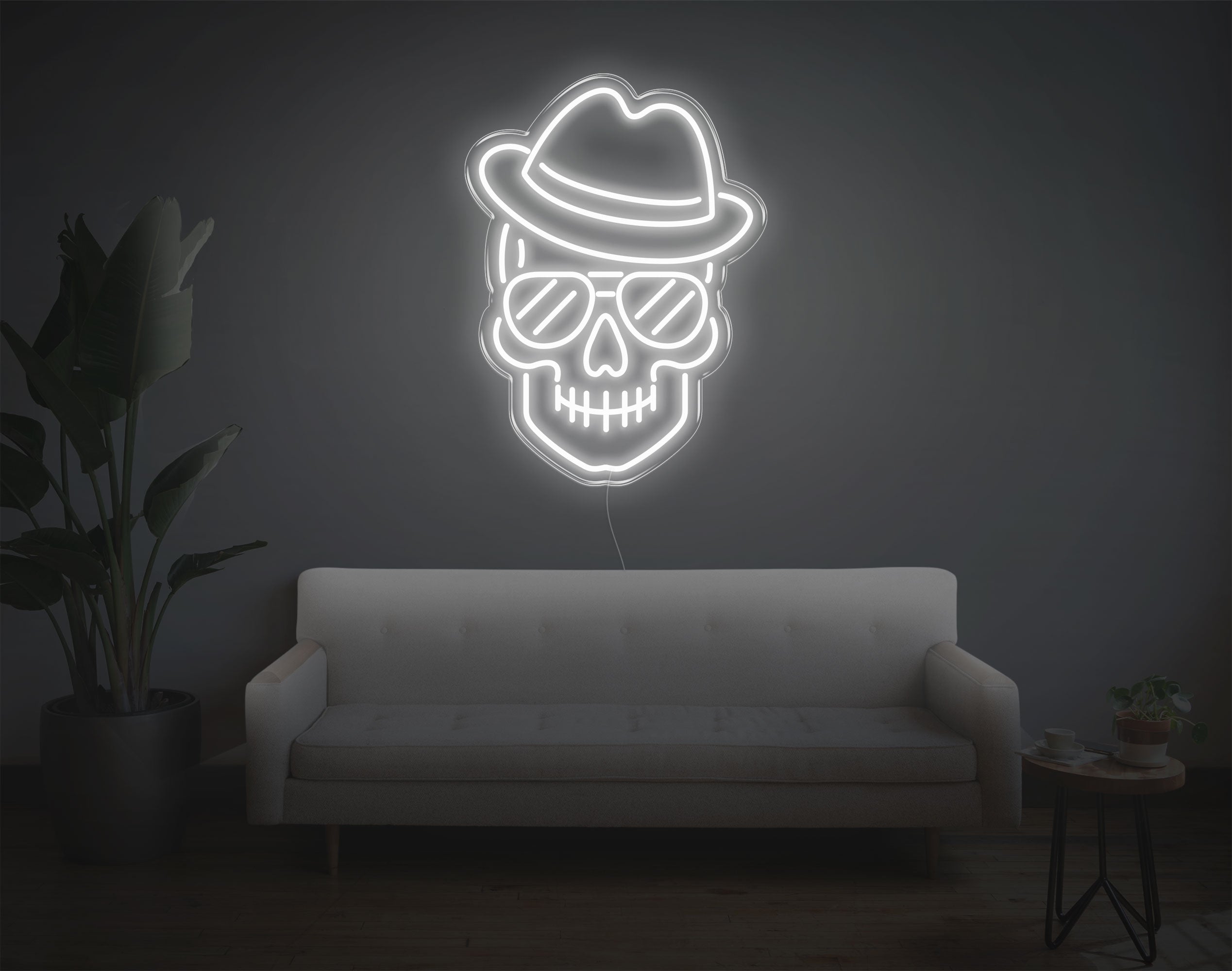 Skull LED Neon Sign