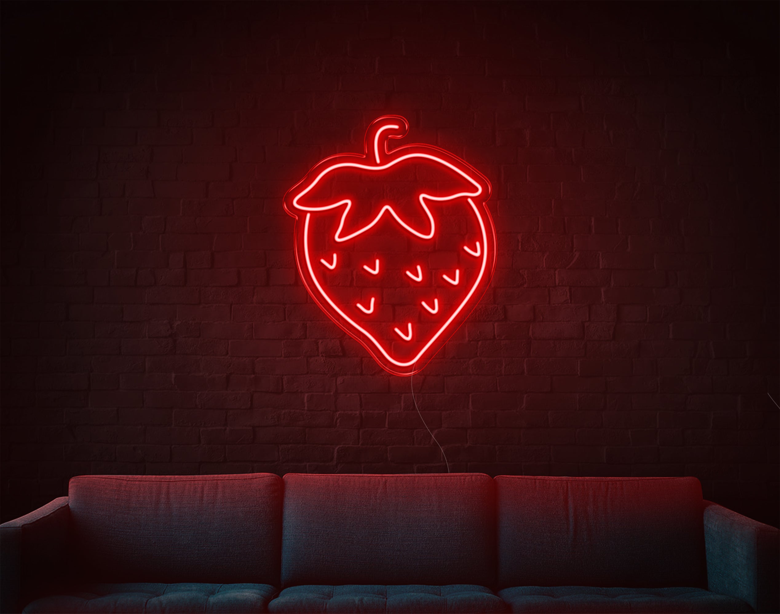 Strawberry LED Neon Sign