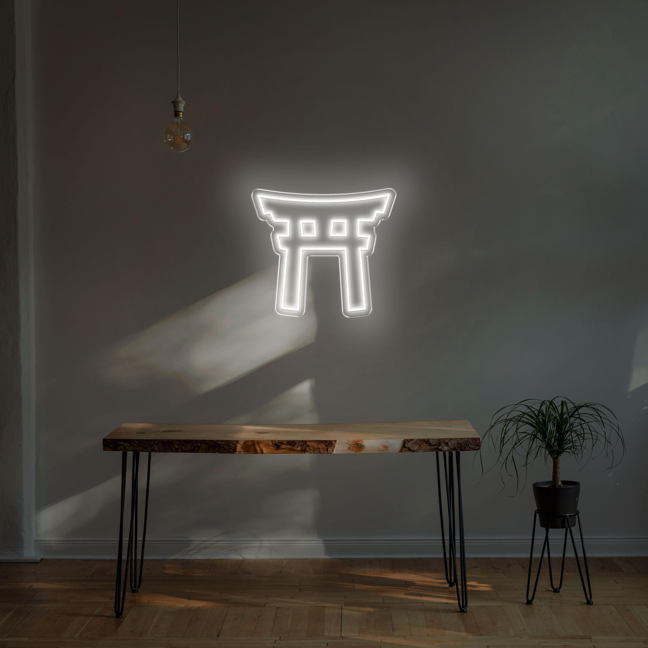 Shinto LED neon sign