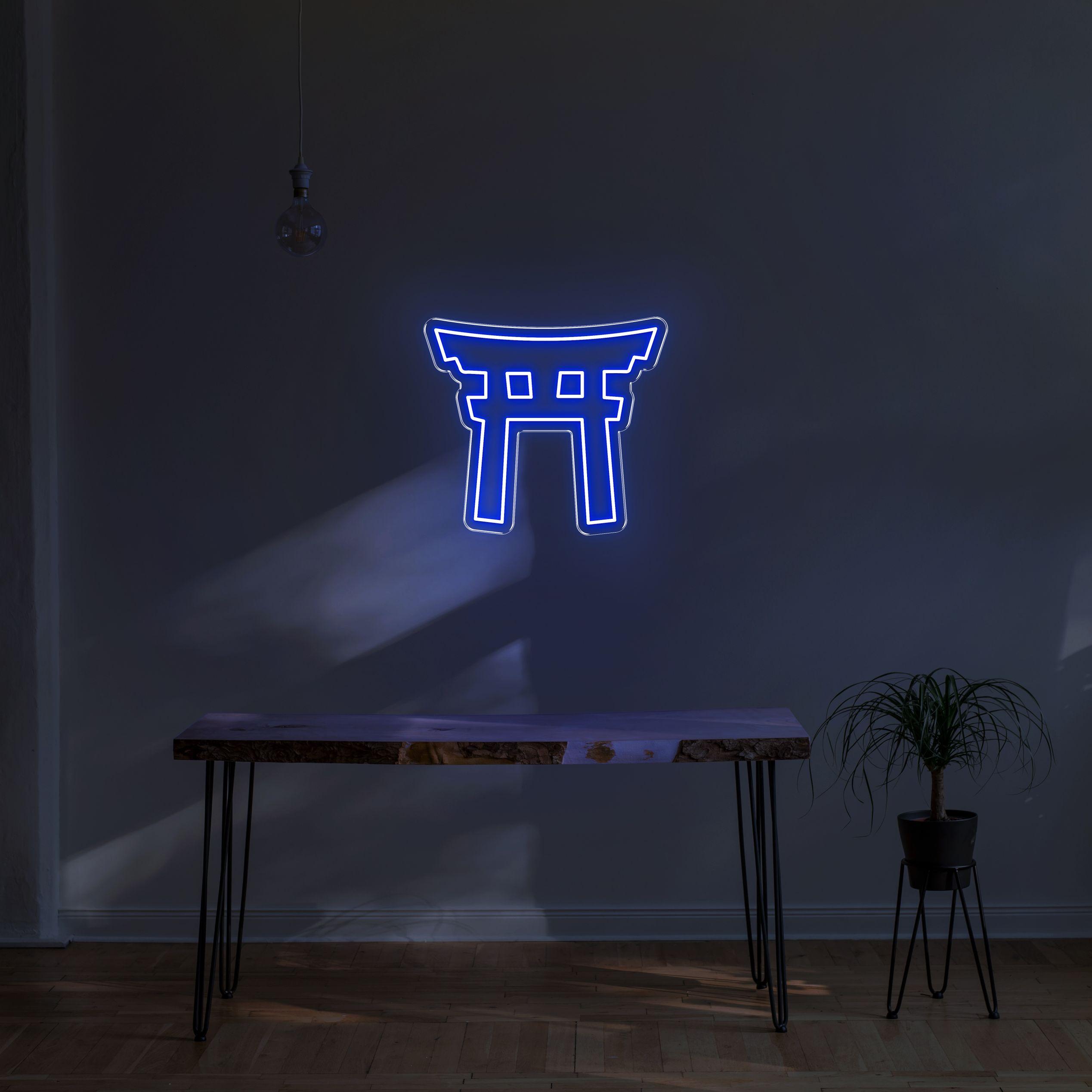 Shinto LED neon sign