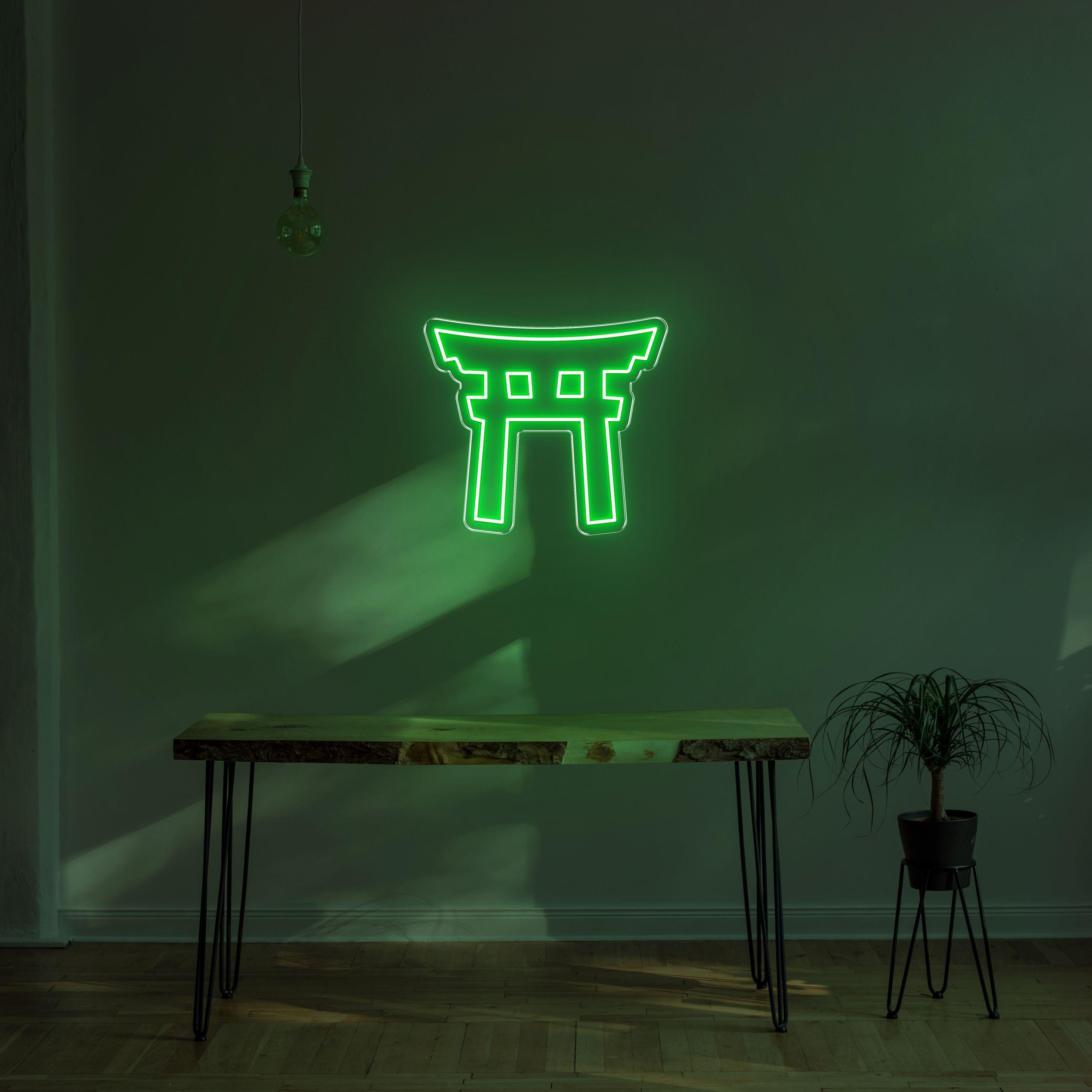 Shinto LED neon sign