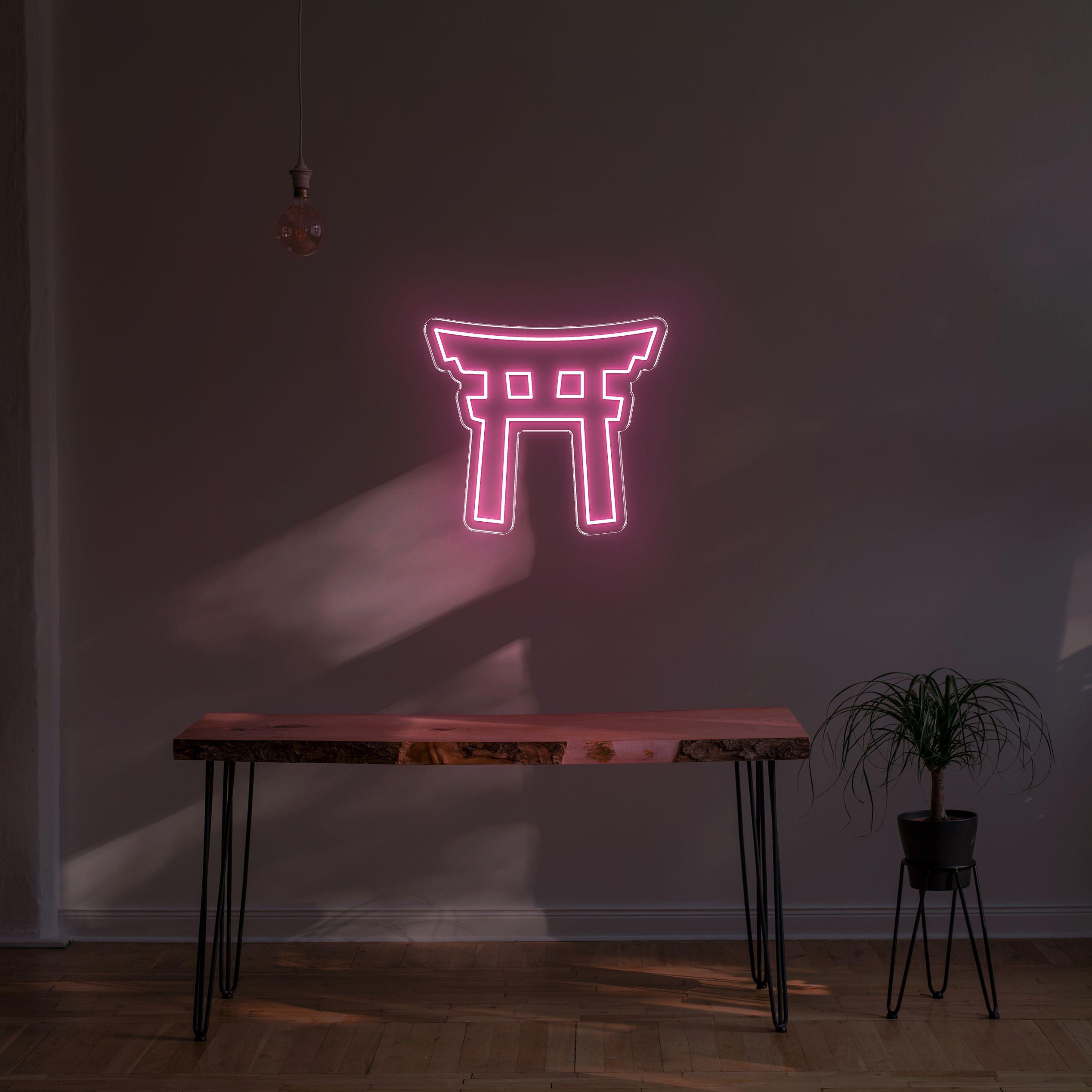 Shinto LED neon sign