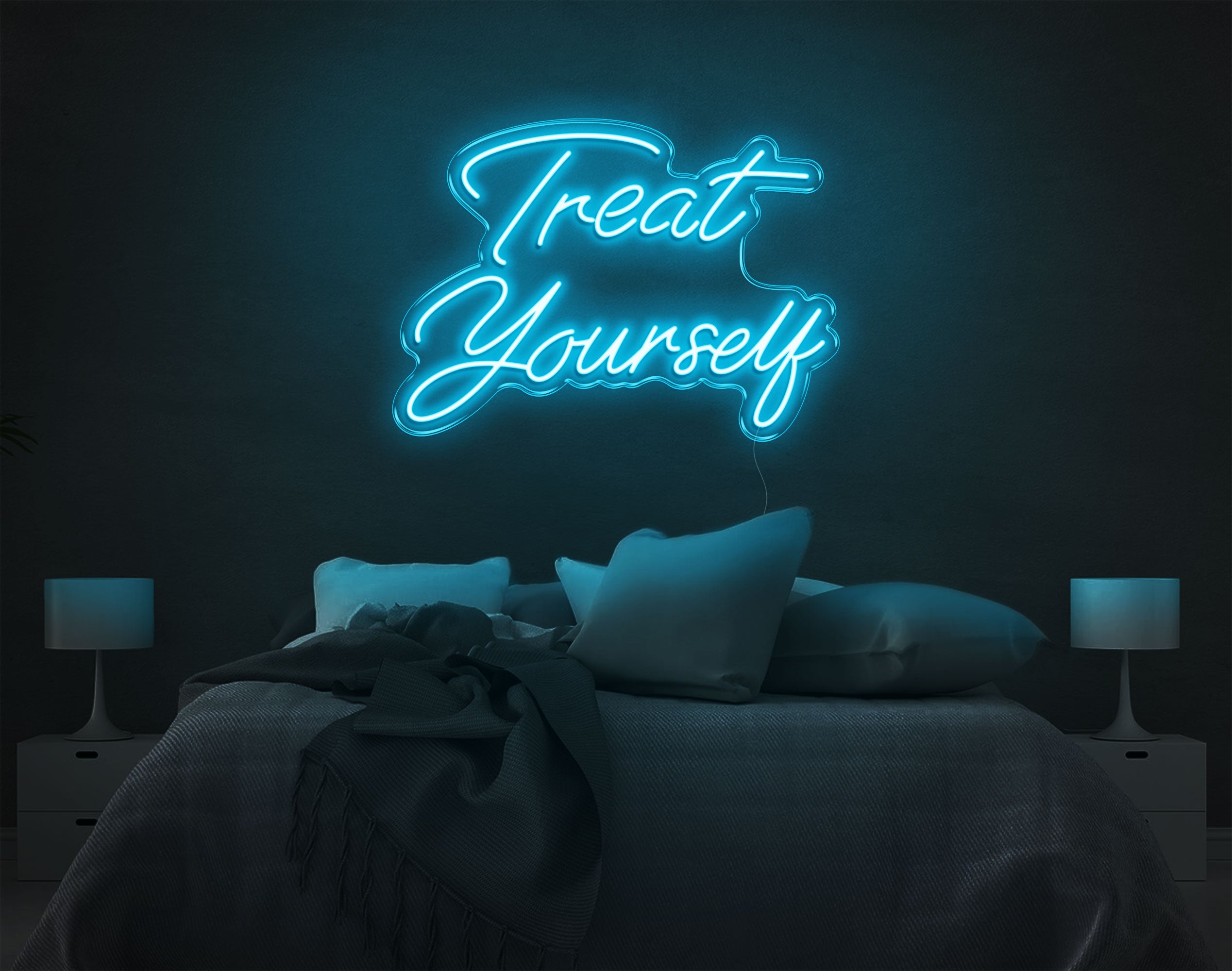 Treat Yourself LED Neon Sign