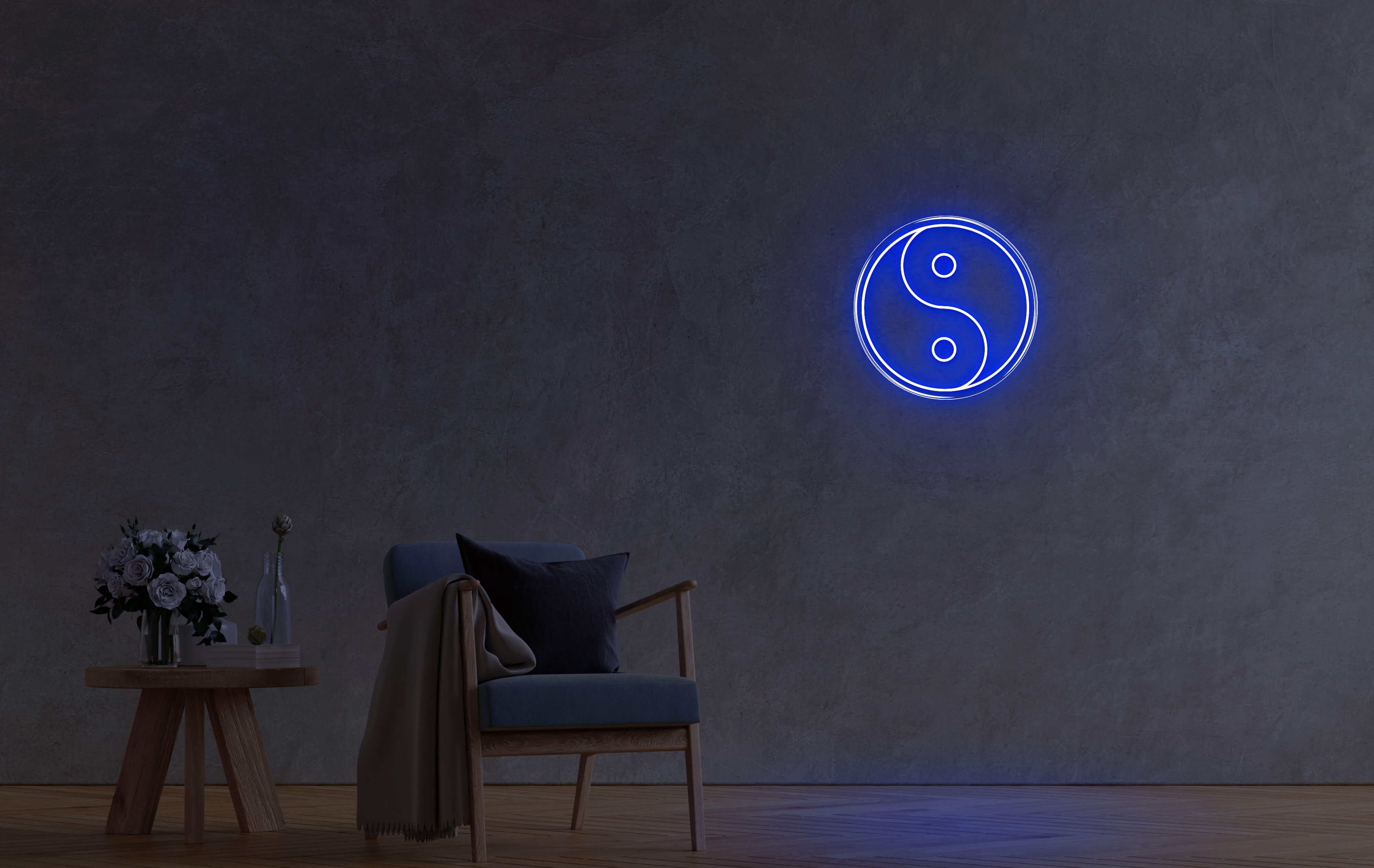 Taoism LED neon sign - Ying Yang