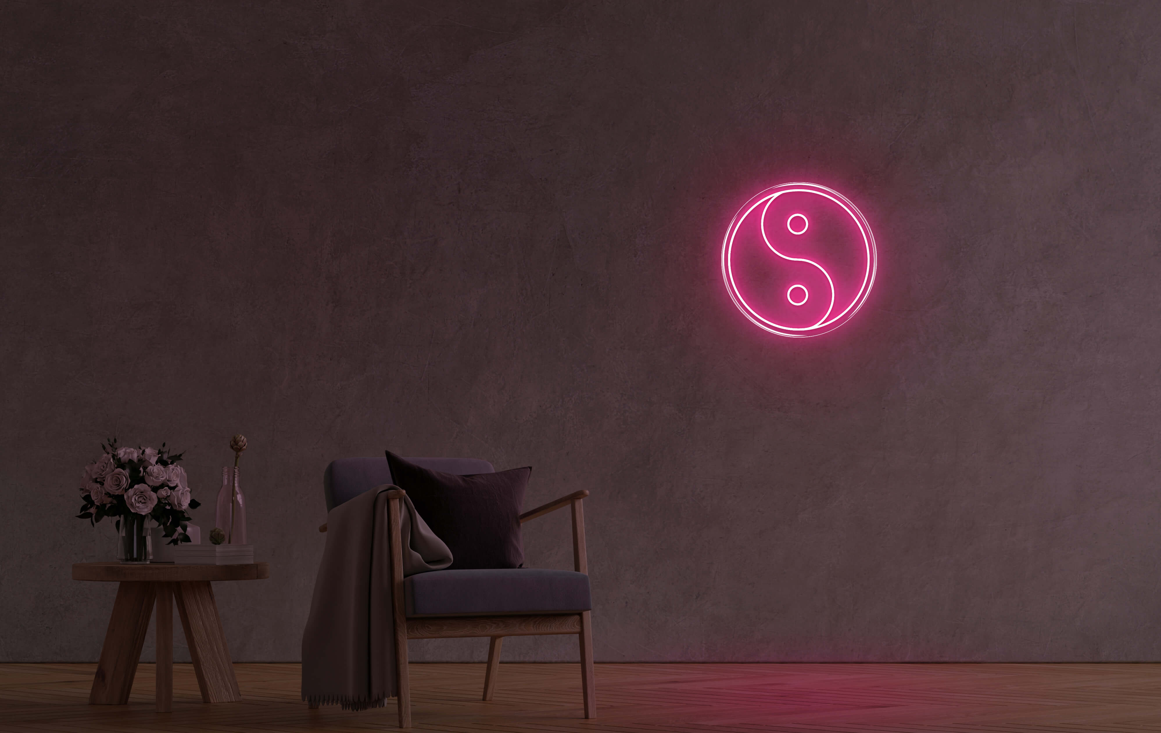 Taoism LED neon sign - Ying Yang