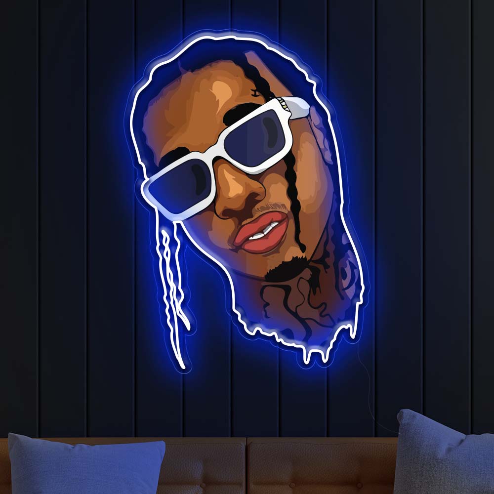 Tyga Neon Art