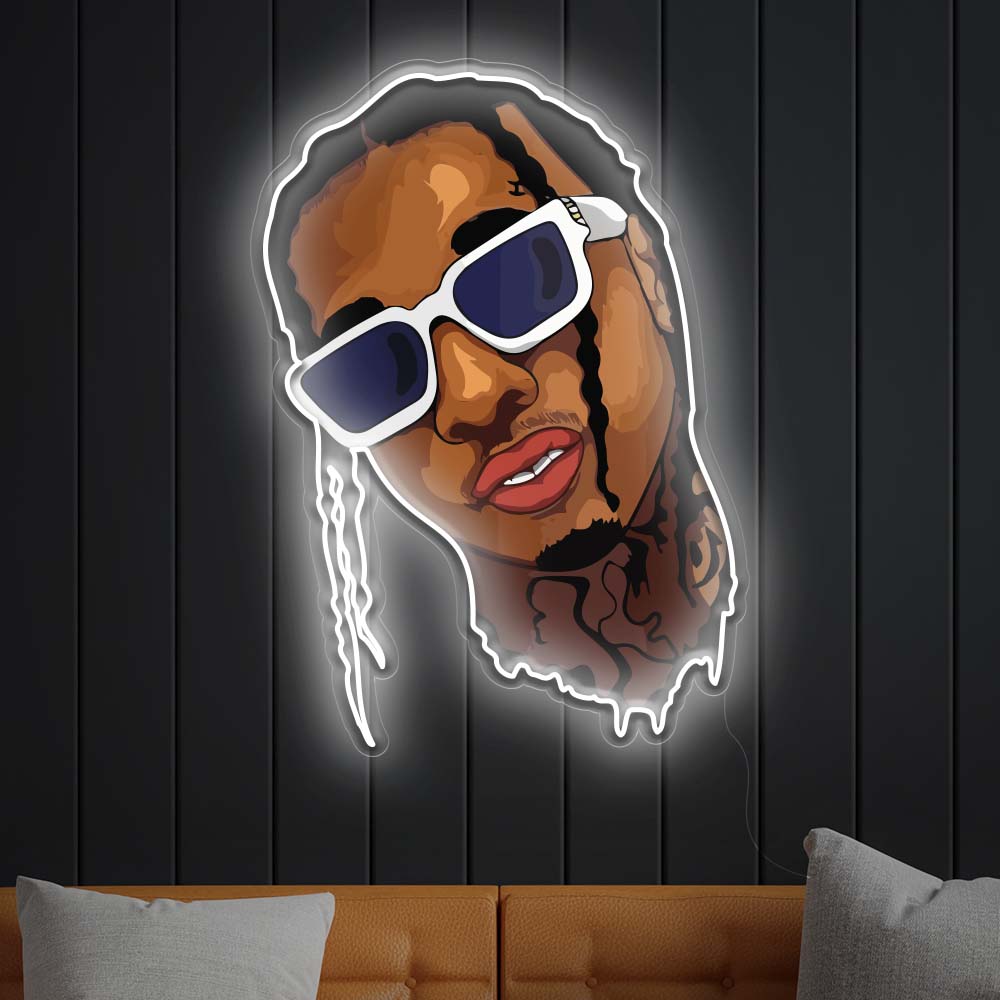 Tyga Neon Art