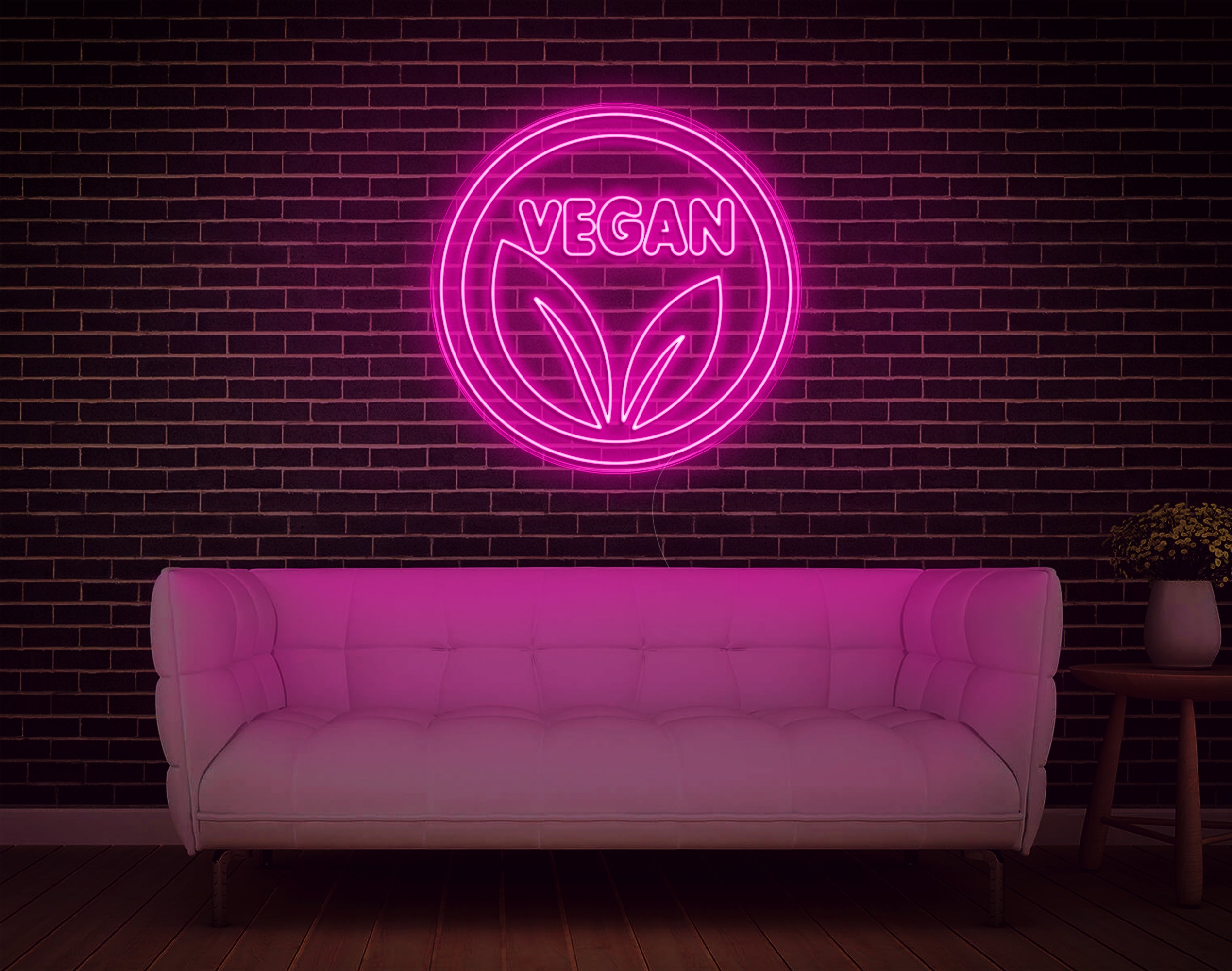 Vegan LED Neon Sign