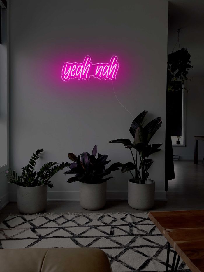 Yeah Nah LED Neon sign