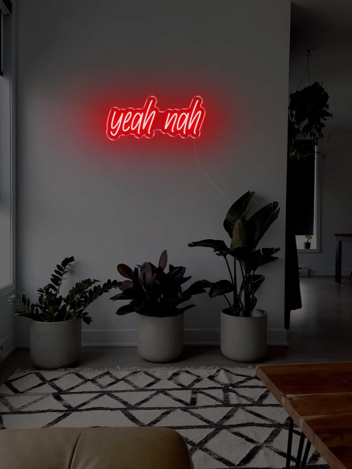 Yeah Nah LED Neon sign